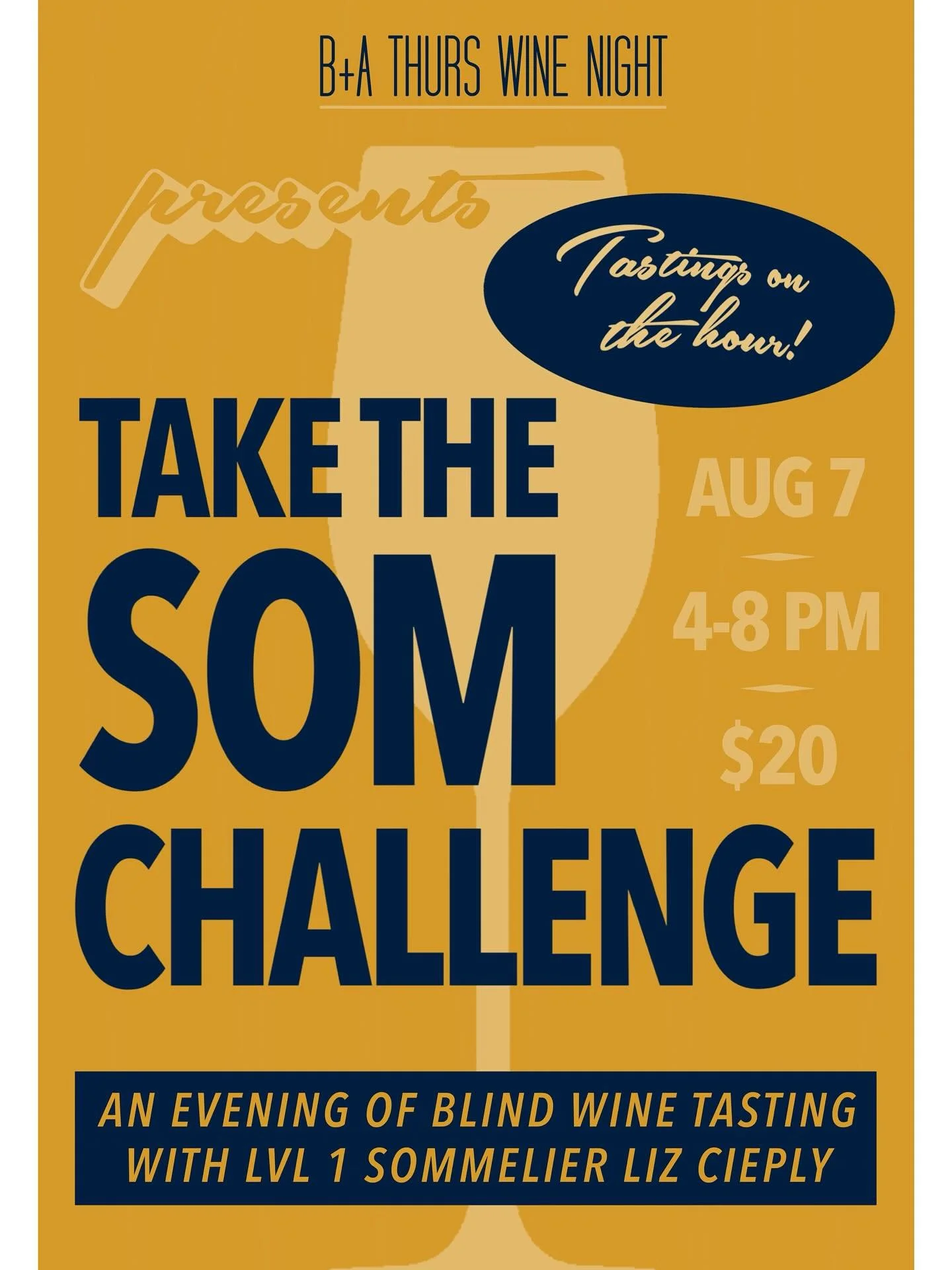 A new Wine Night Thursday event is coming at ya! -Thursday, August 7th-

We wanted to get pretty nerdy with it and our bud Liz came through! 

How it works: Liz is gonna get you 6 wine samples, 3 white &amp; 3 red, but you all won&rsquo;t know what t