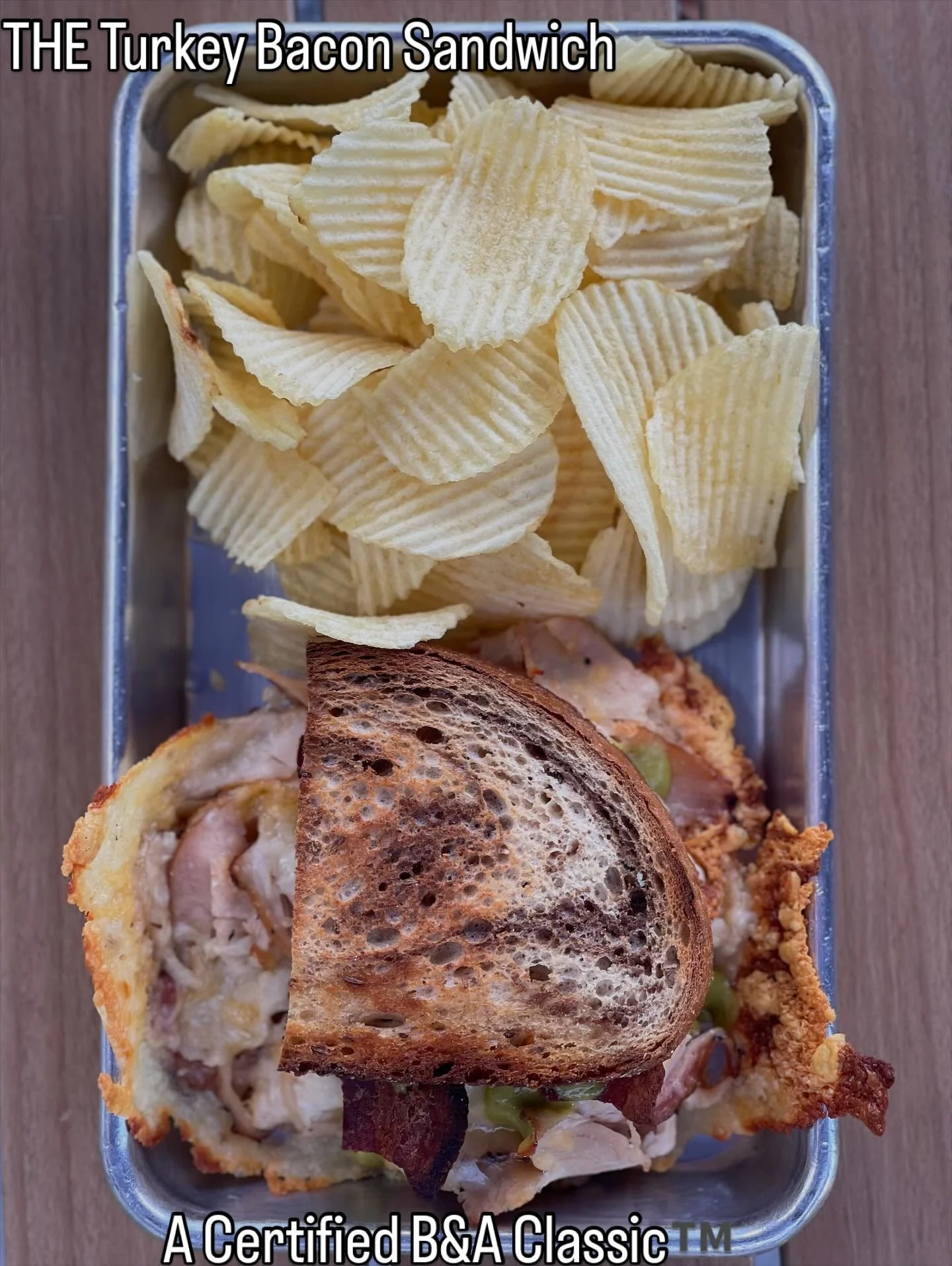 A Turkey Bacon appreciation post. It&rsquo;s been on our menu since day one and if we took it off&hellip;well&hellip;it would be a problem.

We got smoked turkey, a shreddy cheese blend that lets us get that cheese skirt, a house made roasted poblano