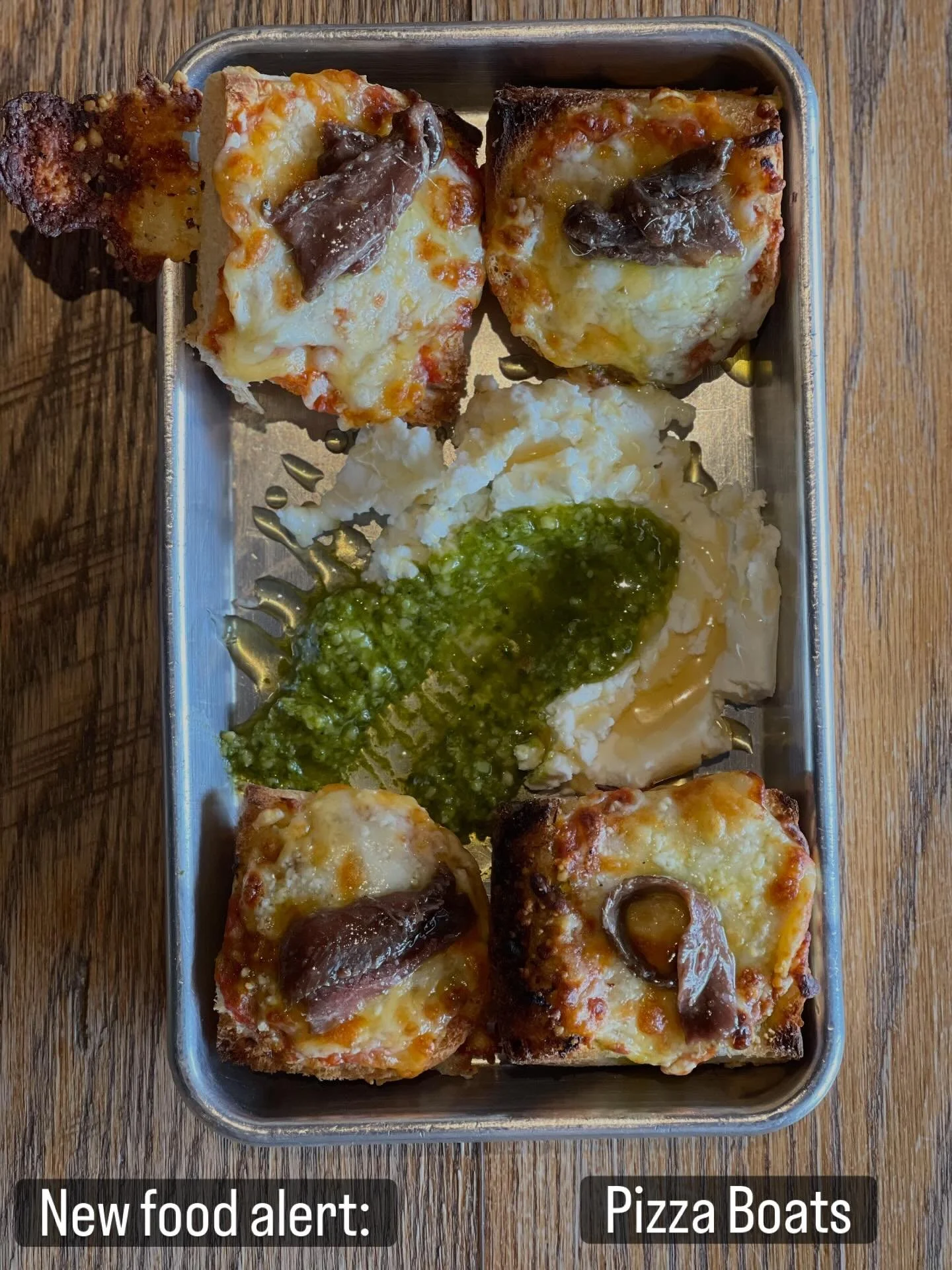 We get a few questions asking what &lsquo;pizza boats&rsquo; are.

In short, it&rsquo;s like the app at a pizza place that puts all the stuff that goes on pizza, just on a different bread and calls it something different. 

For us, it harkens back to