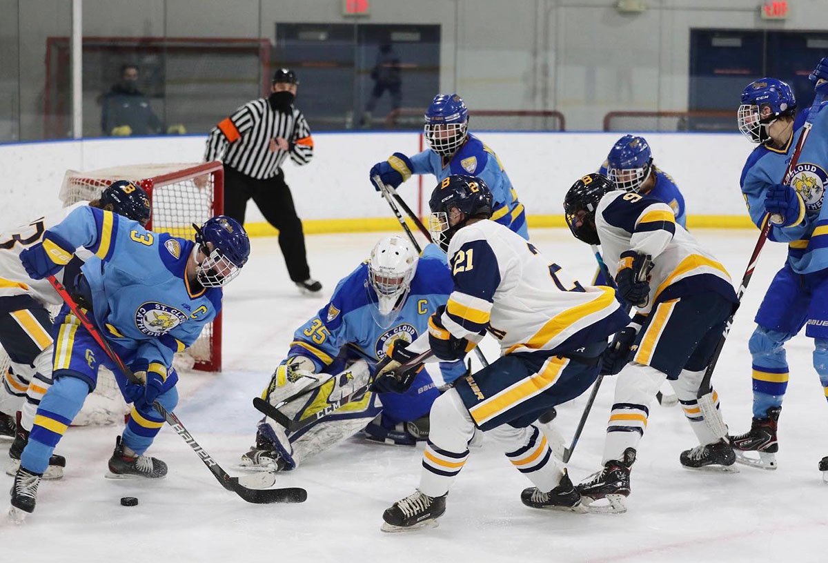 Boys Hockey Action