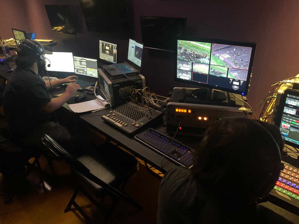 Broadcast Crew in the Control Room