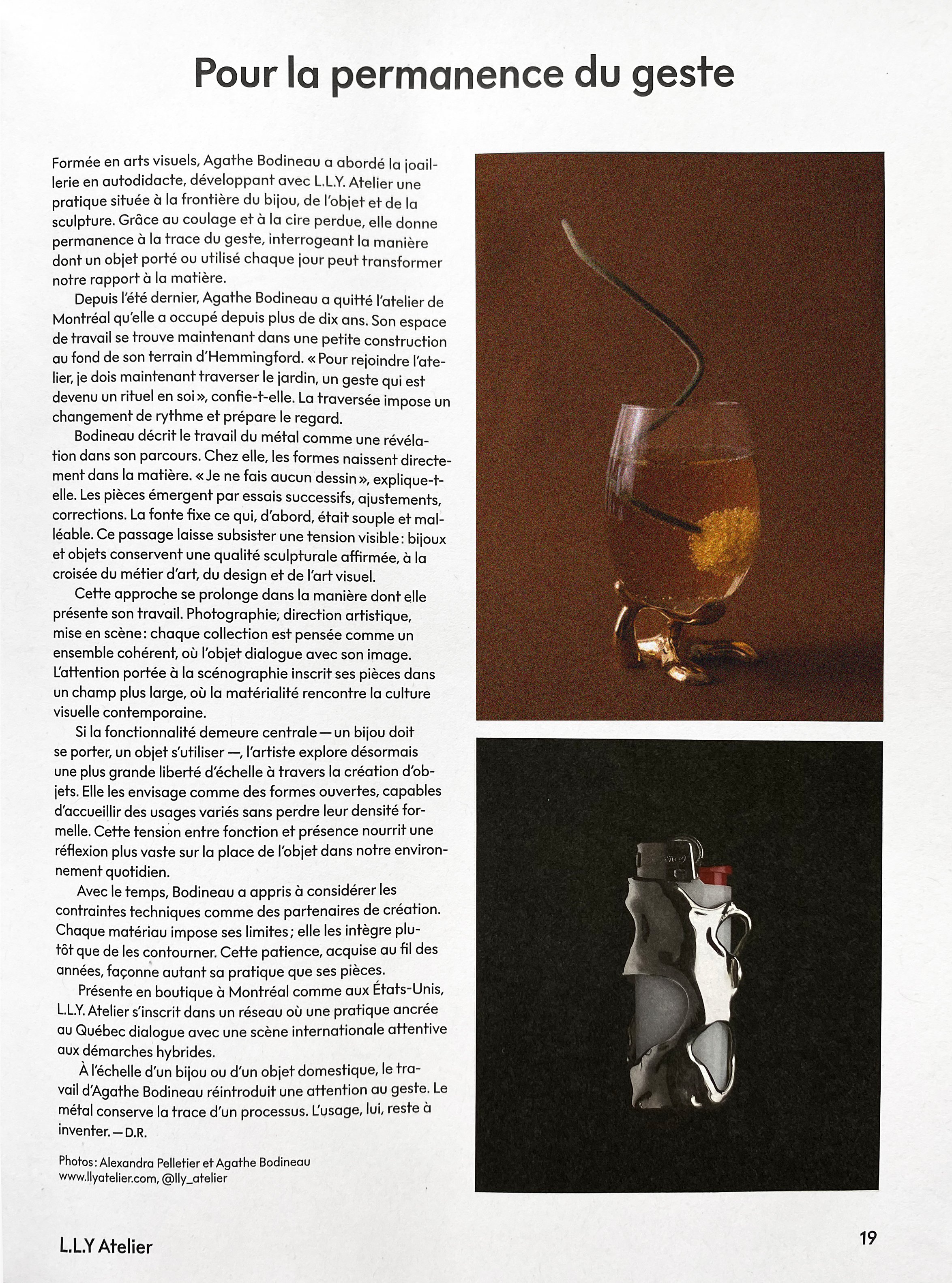 Magazine Ligne, numéro 14, 2026