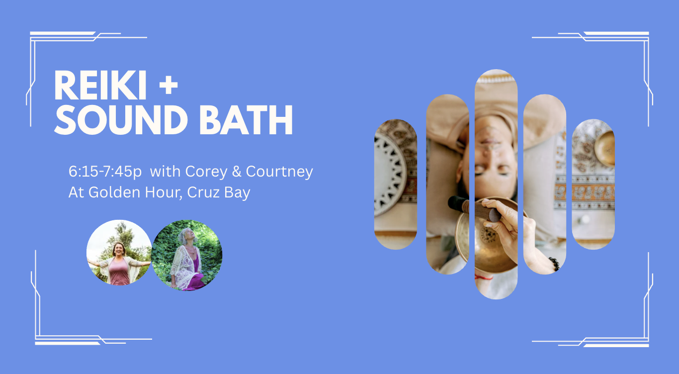 Reiki + Sound Bath with Courtney and Corey