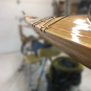 Deck and hull joined