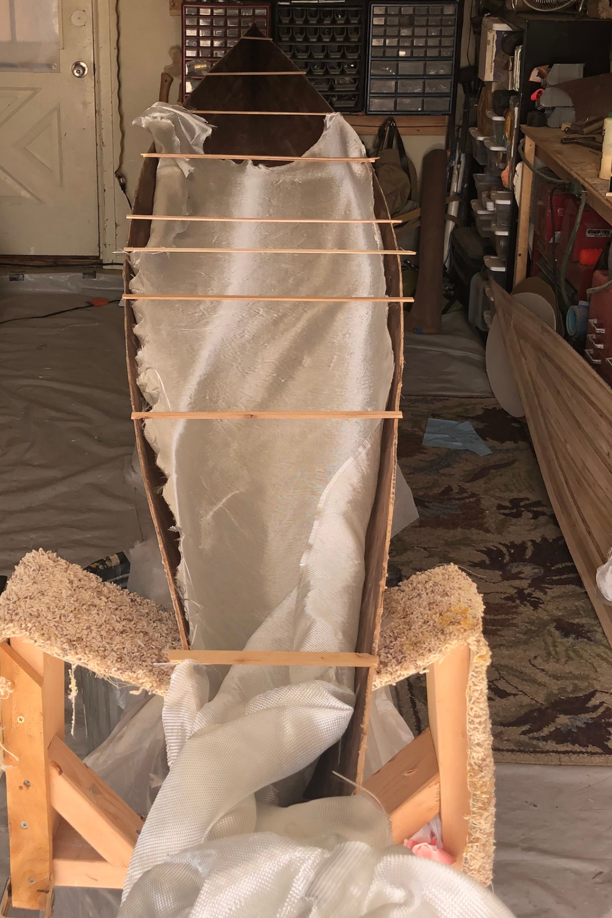 glassing inner hull