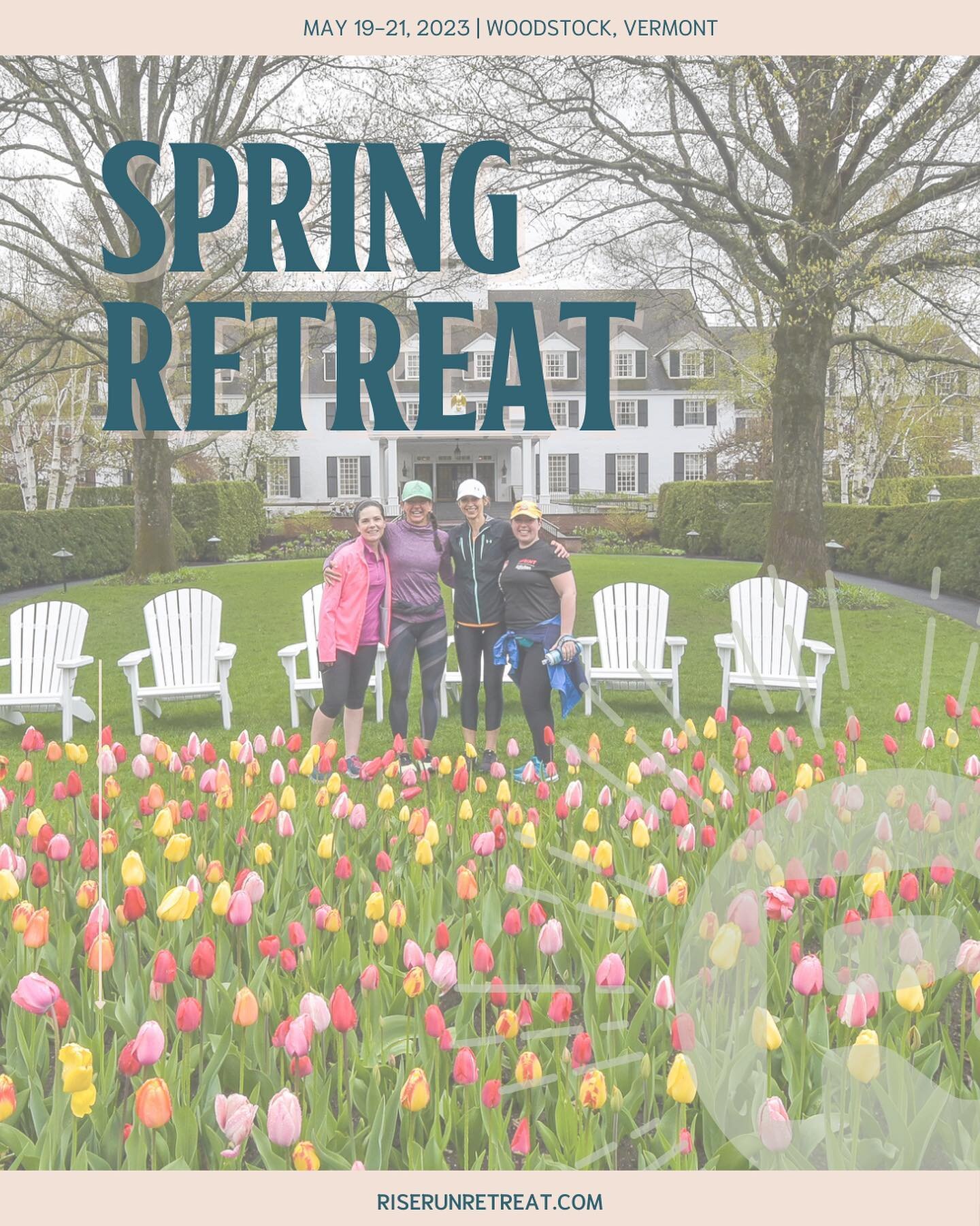 Breathe it in, run it out. 

There&rsquo;s just a few days left to register for our Spring Retreat in Woodstock, Vermont! 

This is the weekend you didn&rsquo;t even know you needed. 

Link in bio to join us. #riserunretreat #runningretreat #running 