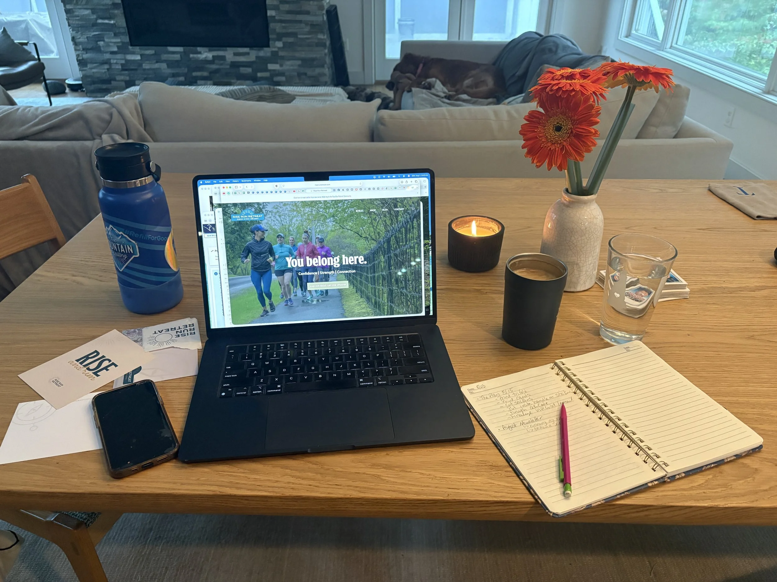 WFH chaos and the Women at Rise Run Retreat