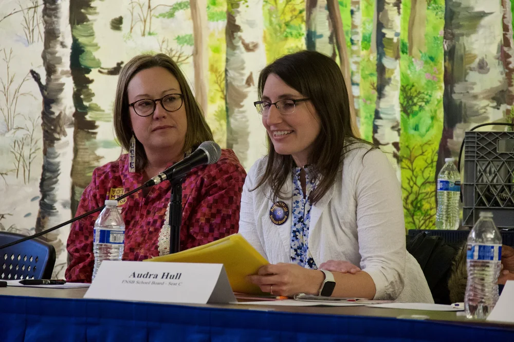 Mindy O'Neall and Audra Hull