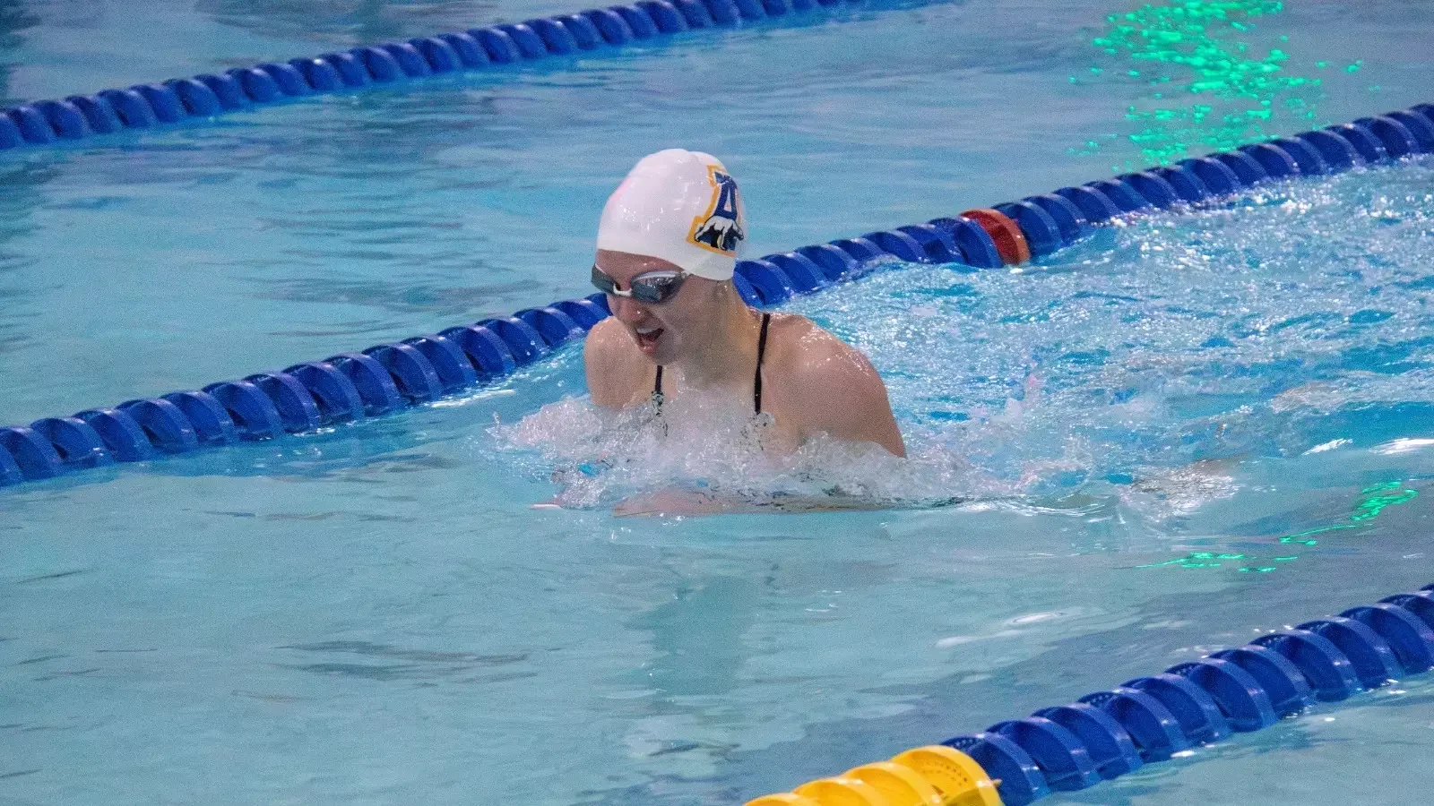 Dancsok makes a splash, sets new program record for Nanooks