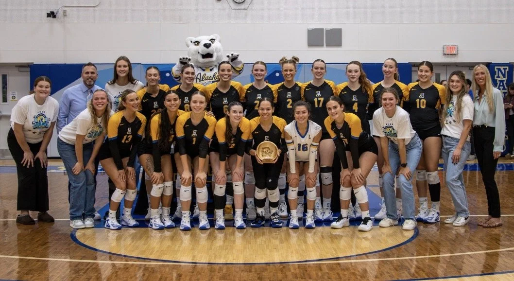 Alaska Volleyball finishes second in the Ice-Block Challenge