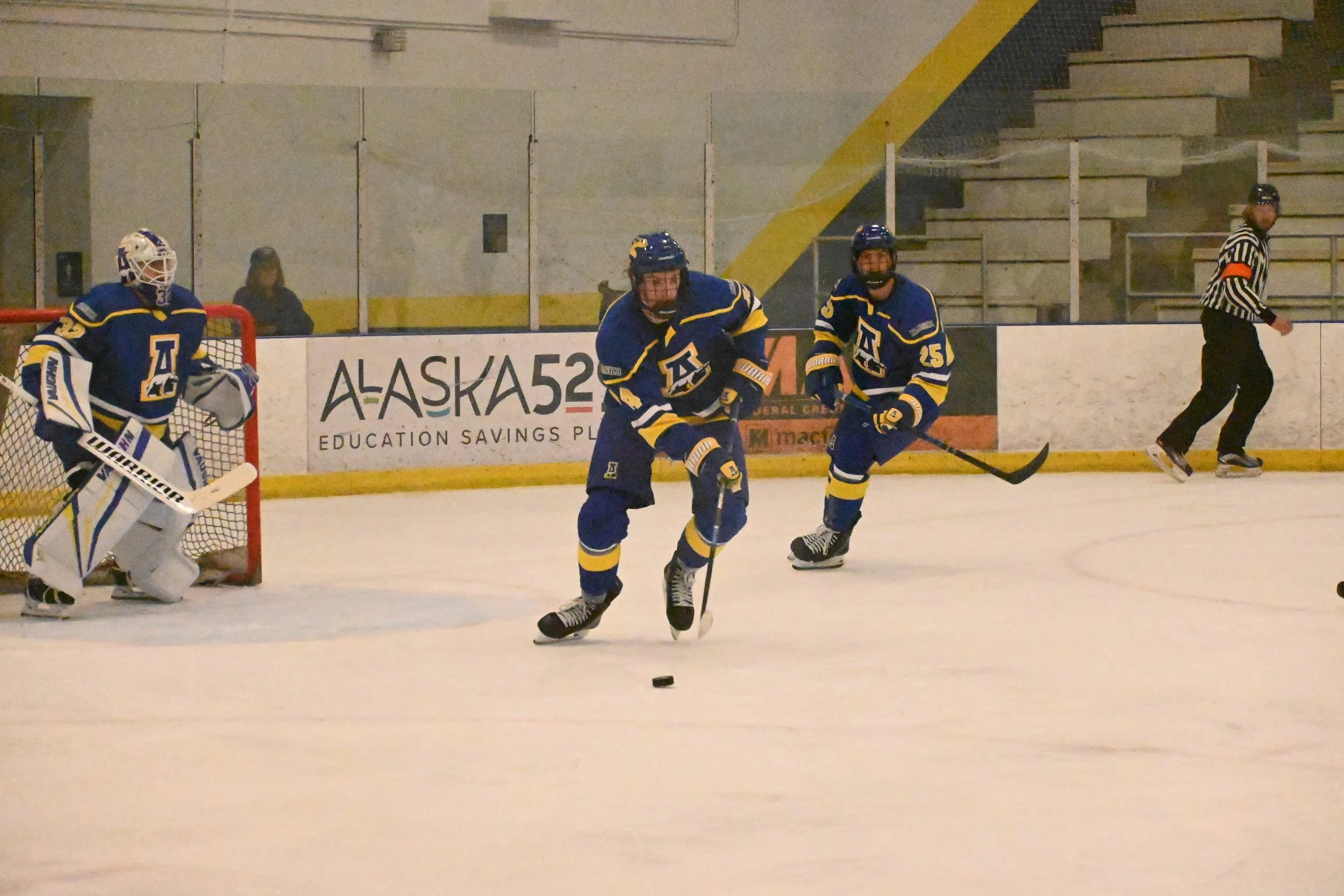 Hockey season begins with Blue vs. Gold scrimmage