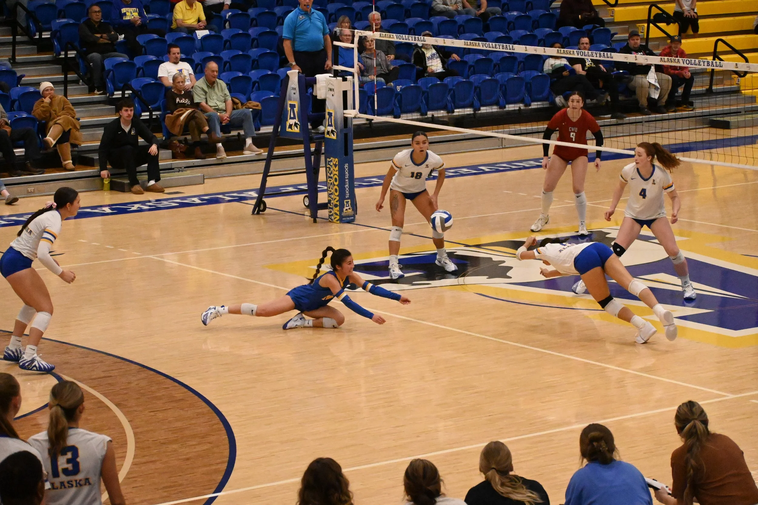 Nanooks fall just short in five-set battle