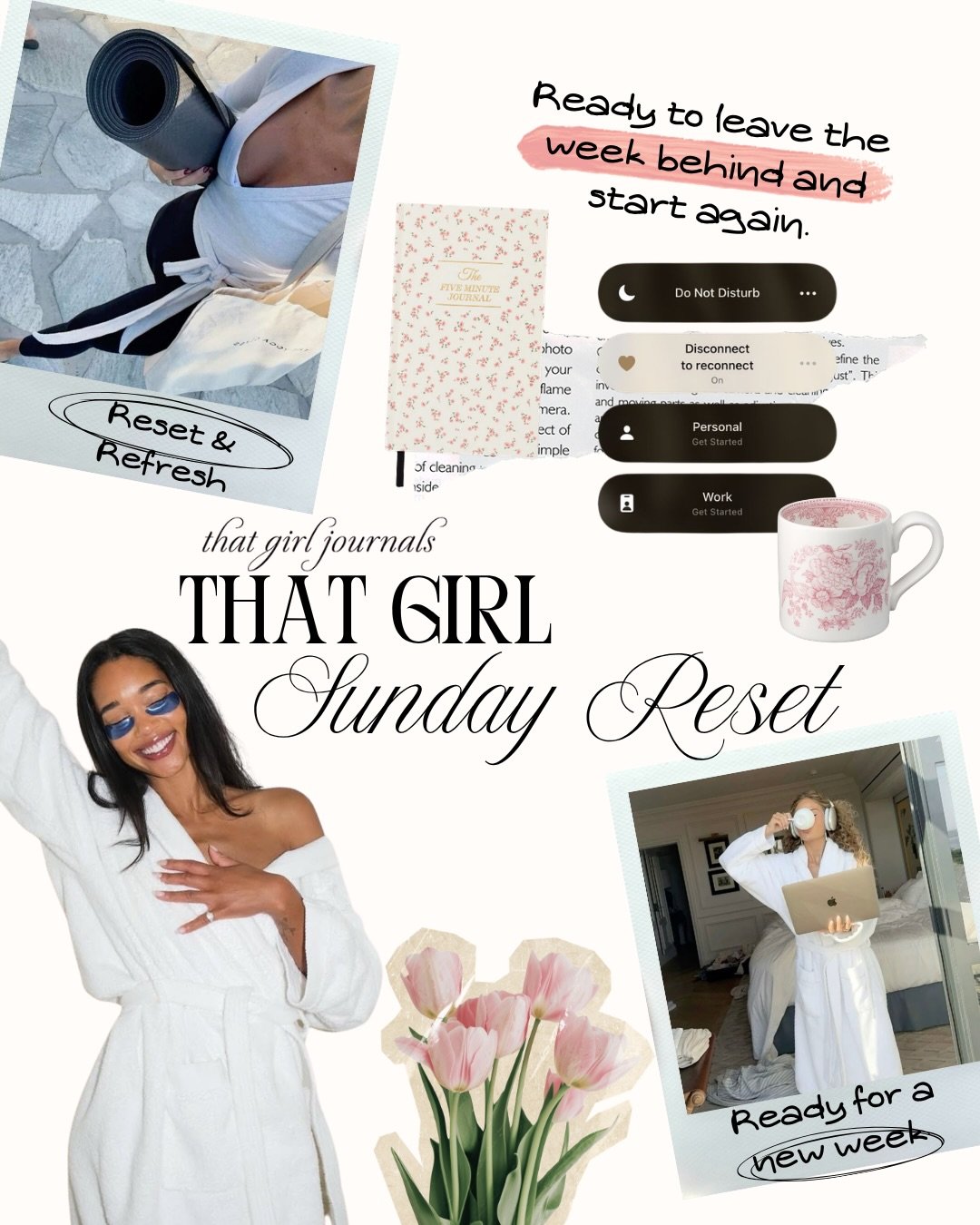 That Girl Sunday Reset 🌷 What is your Sunday must? ✨ 💞

#inspirationdaily #personaldevelopment #sundaymotivation #sundayreset #dailymotivat&iacute;on