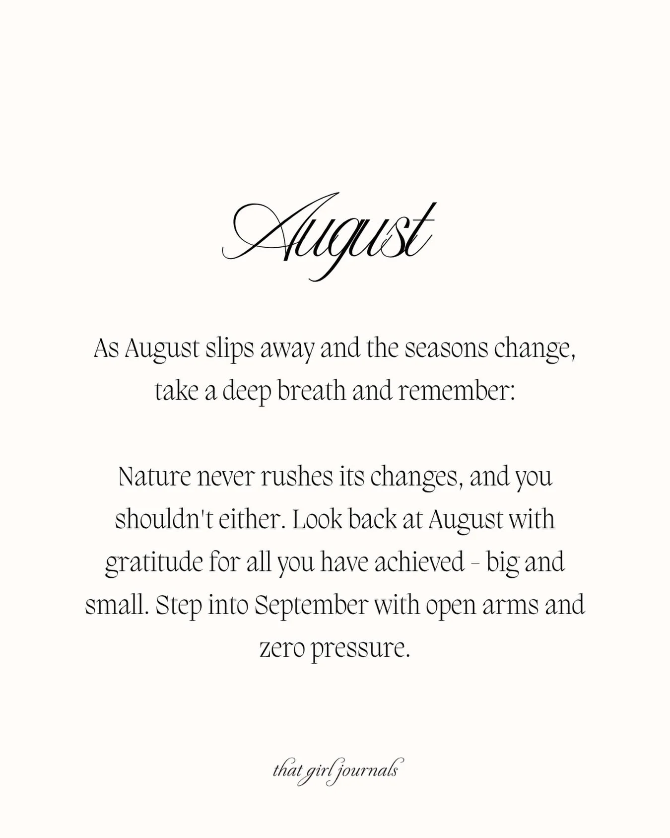 Goodbye August 🫶🏼

#betterdaysahead #healingjourney #keepgoing #growthmindset #selflove