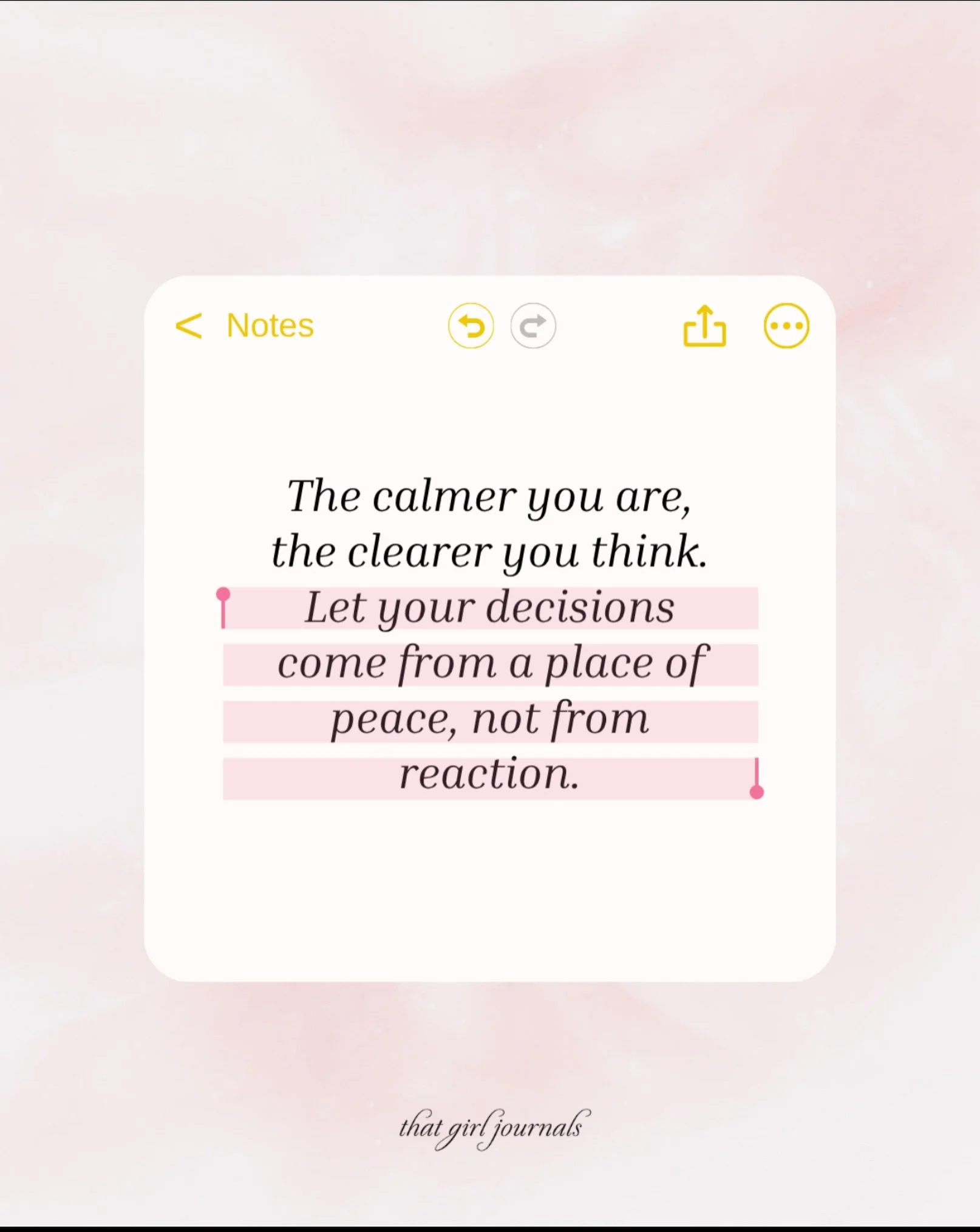 Today, let your decisions come from a place of peace, not reaction 💞

#betterdaysahead #healingjourney #nervoussystemhealth #growthmindset #selflovereminder