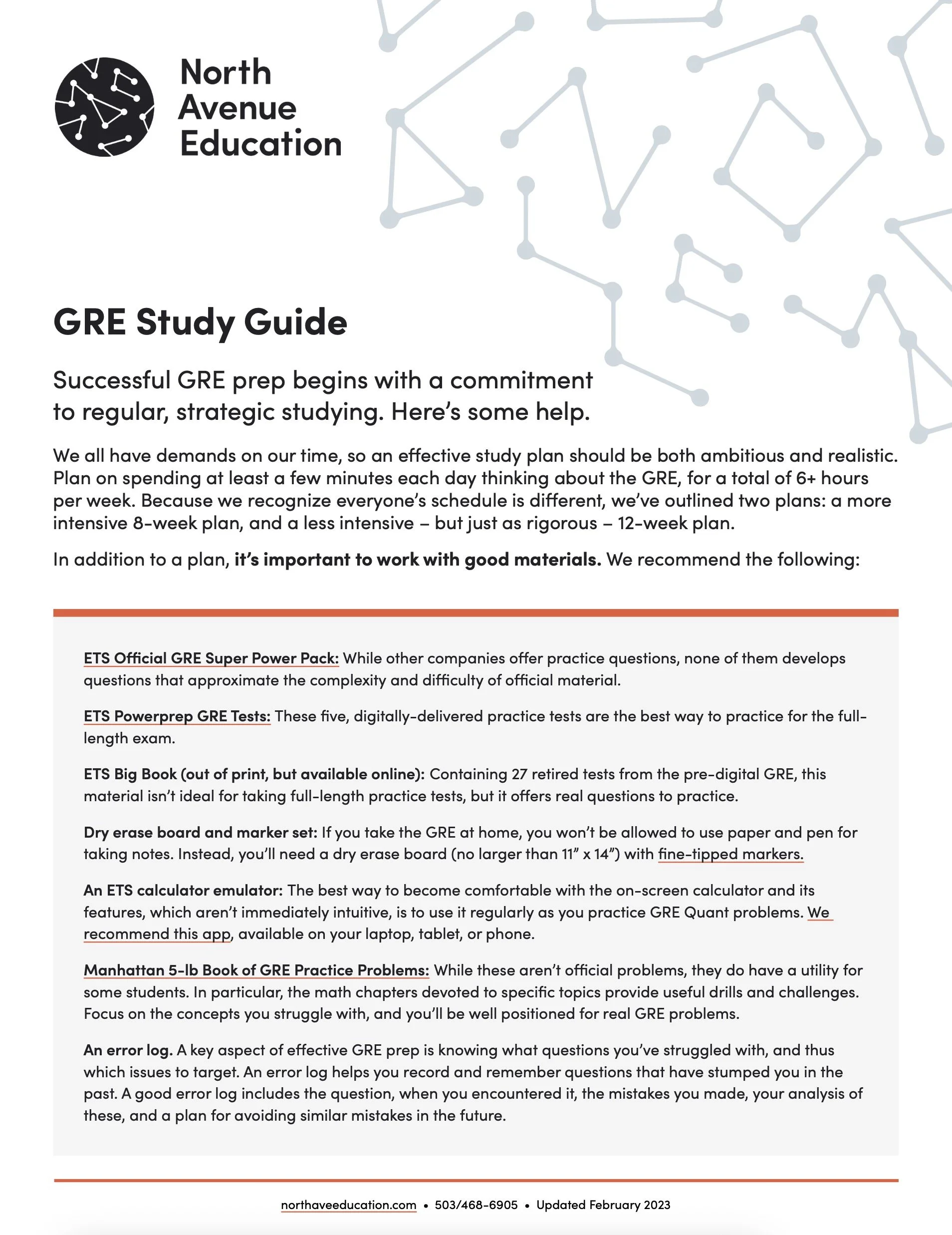 GRE Study Guide