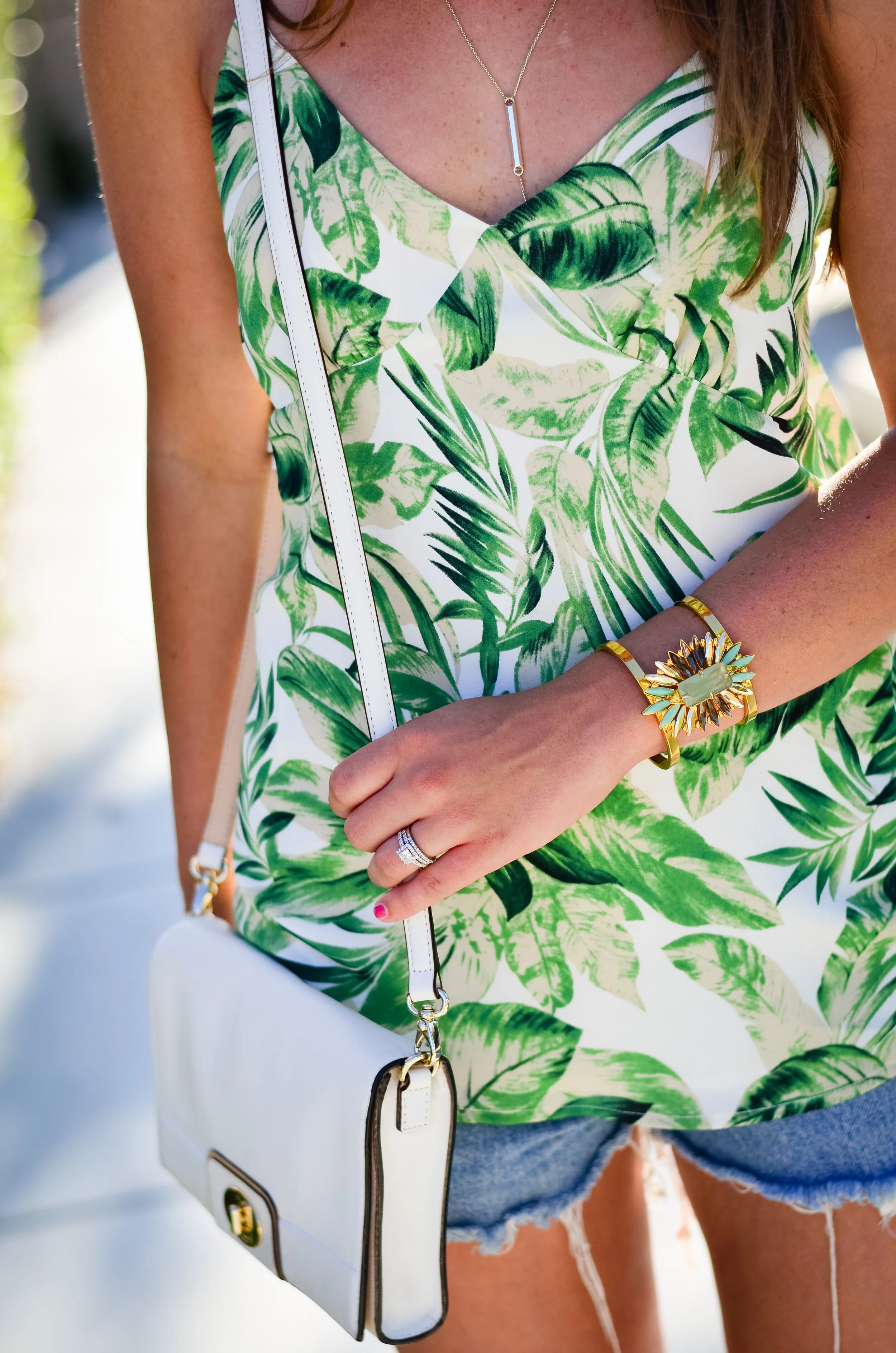 Palm Prints + Pink Lips