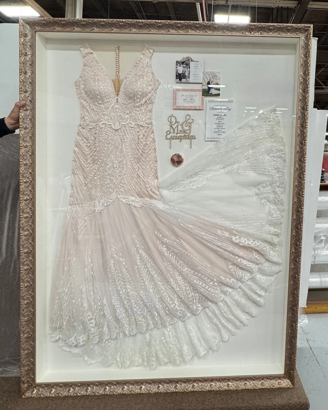 &quot;It felt like a piece of my story that deserved to be seen, not stored.&quot;

Discover how one bride turned her wedding dress into a stunning framed display - pearls, train, memories and all in a unique custom framing project on the #afsblog - 