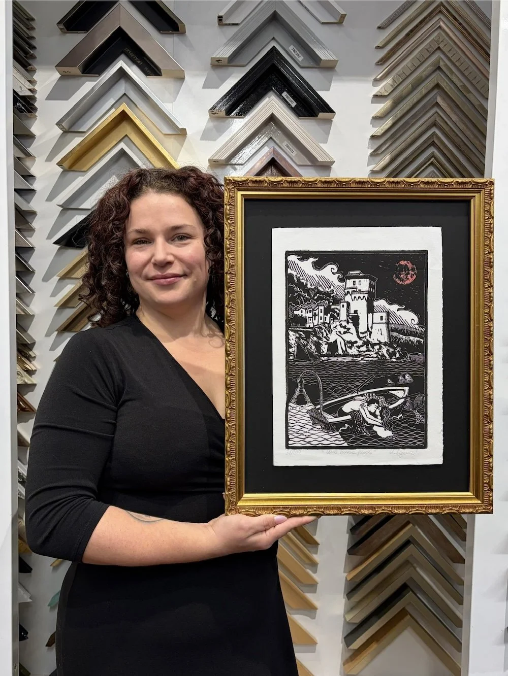 Rosa's final piece is pictured.