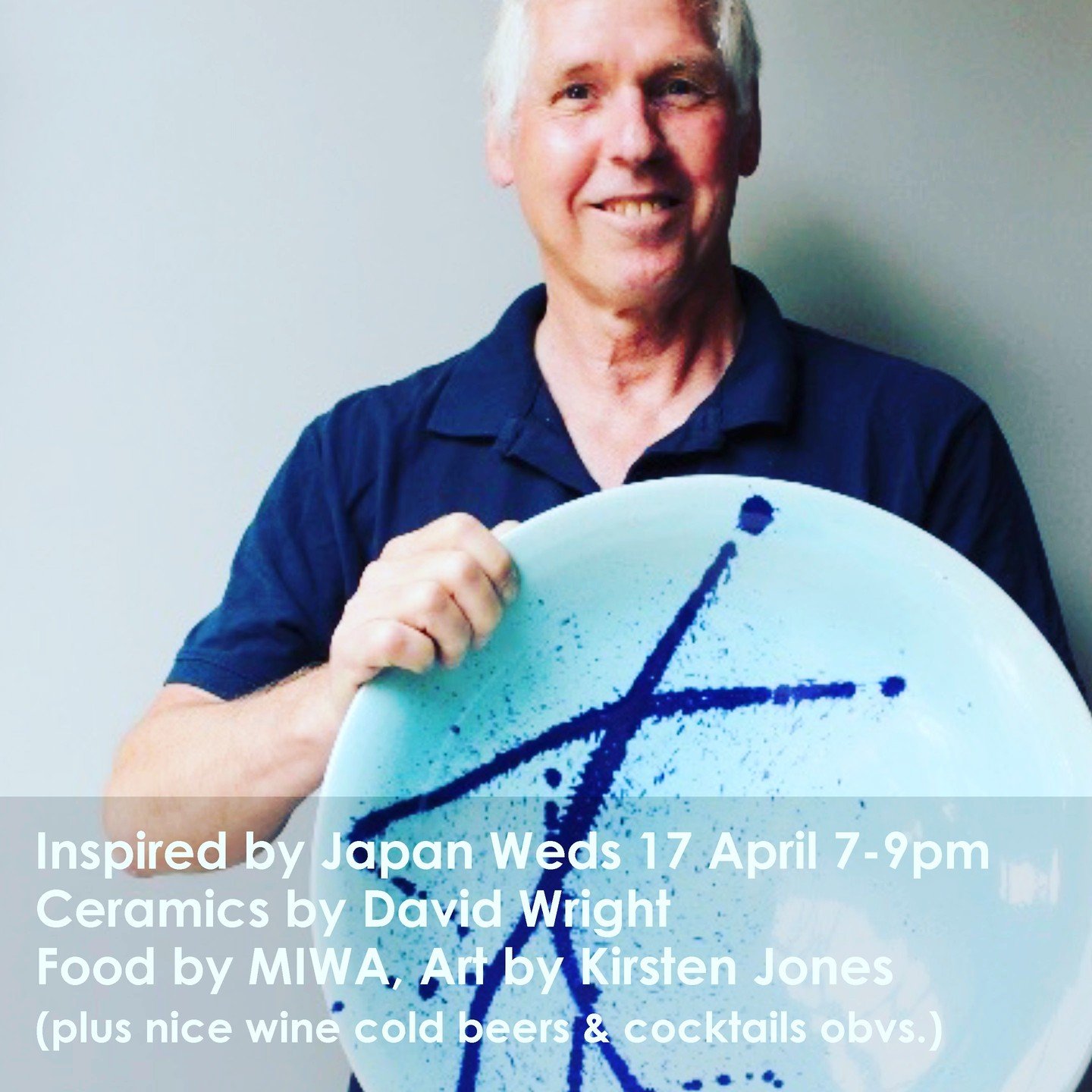 David just makes lovely stuff. Perfect pots and pretty plates, all elegant and simple, long lasting and the jugs actually pour well! (plus he's a really nice bloke.) 
MIWA makes food you can't forget and I'll be showing some pieces inspired by the Ea