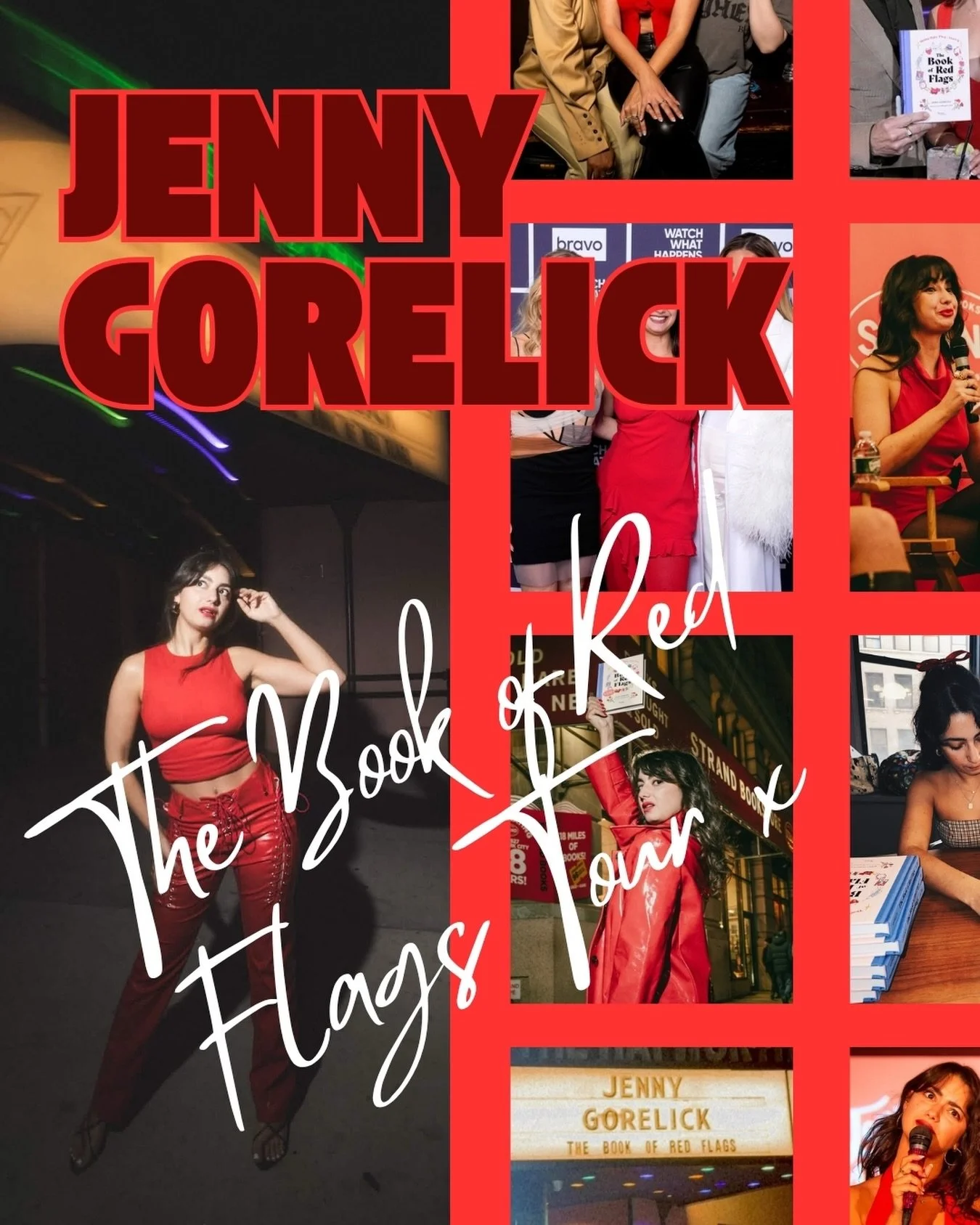 A look back at THE moment of 2026 so far - @jennycestquoi&rsquo;s The Book of Red Flags Tour.

🚩 5 Tour Dates
🚩 4 Book Signings
🚩 1 EPIC Live TV appearance
🚩 Countless memories

We are so proud of this landmark tour for Jenny, and can&rsquo;t wai