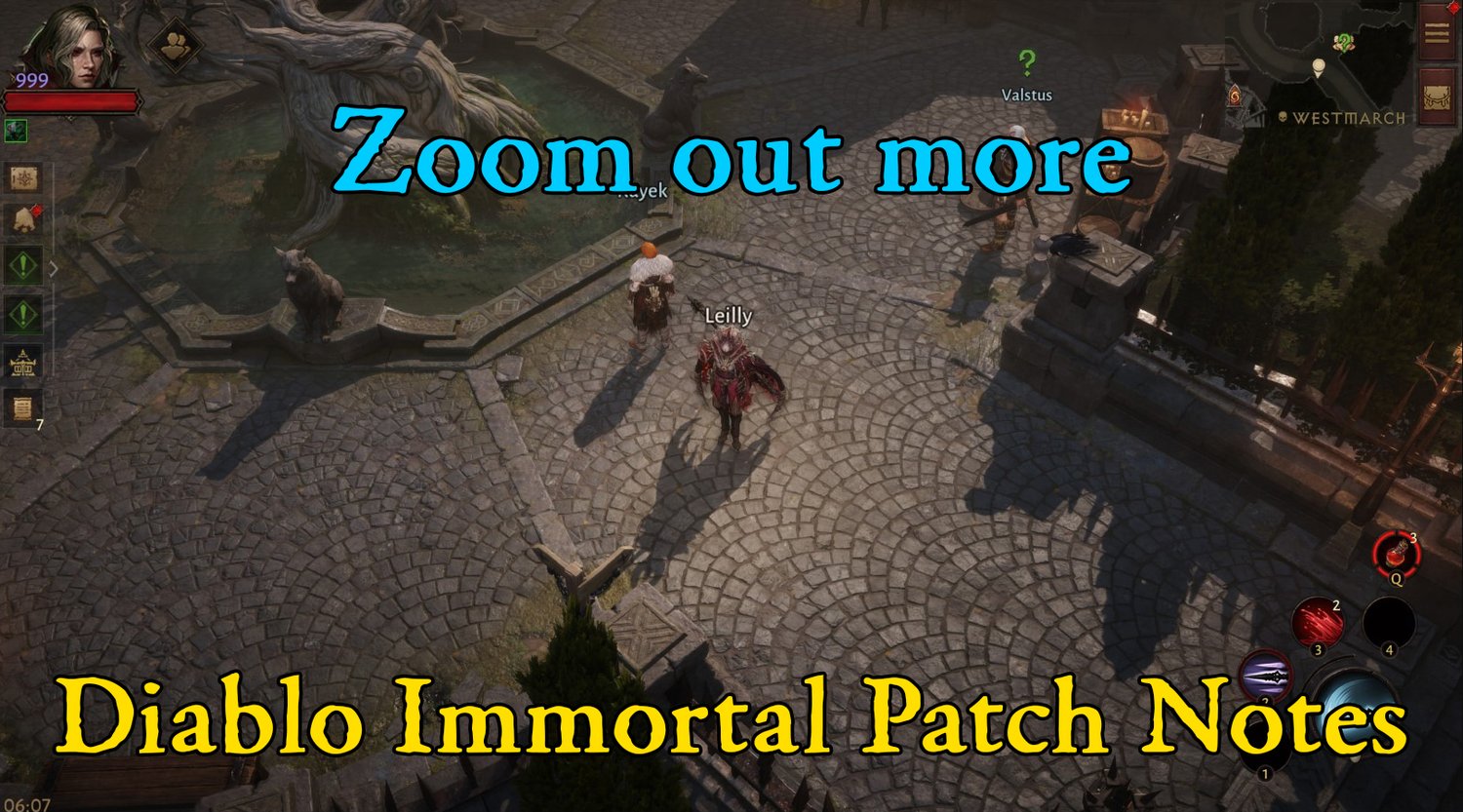 Diablo Immortal Patch Notes - News