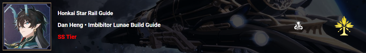 Dan Heng Imbibitor Lunae Builds and Teams for Honkai Star Rail, Traces Priority, Main and Sub Stats for Items