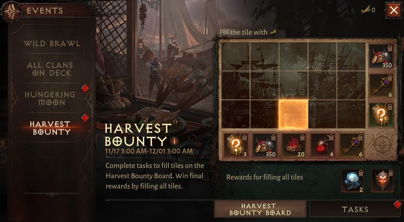 In the video game Diablo Immortal, the reward for completing a