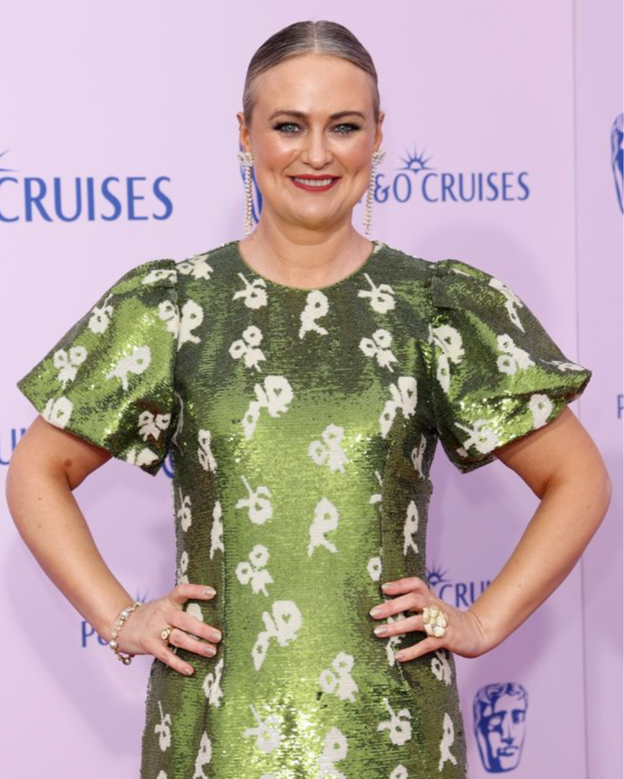 Philippa Dunne’s Sleek Sculpted Bun at the BAFTA TV Awards