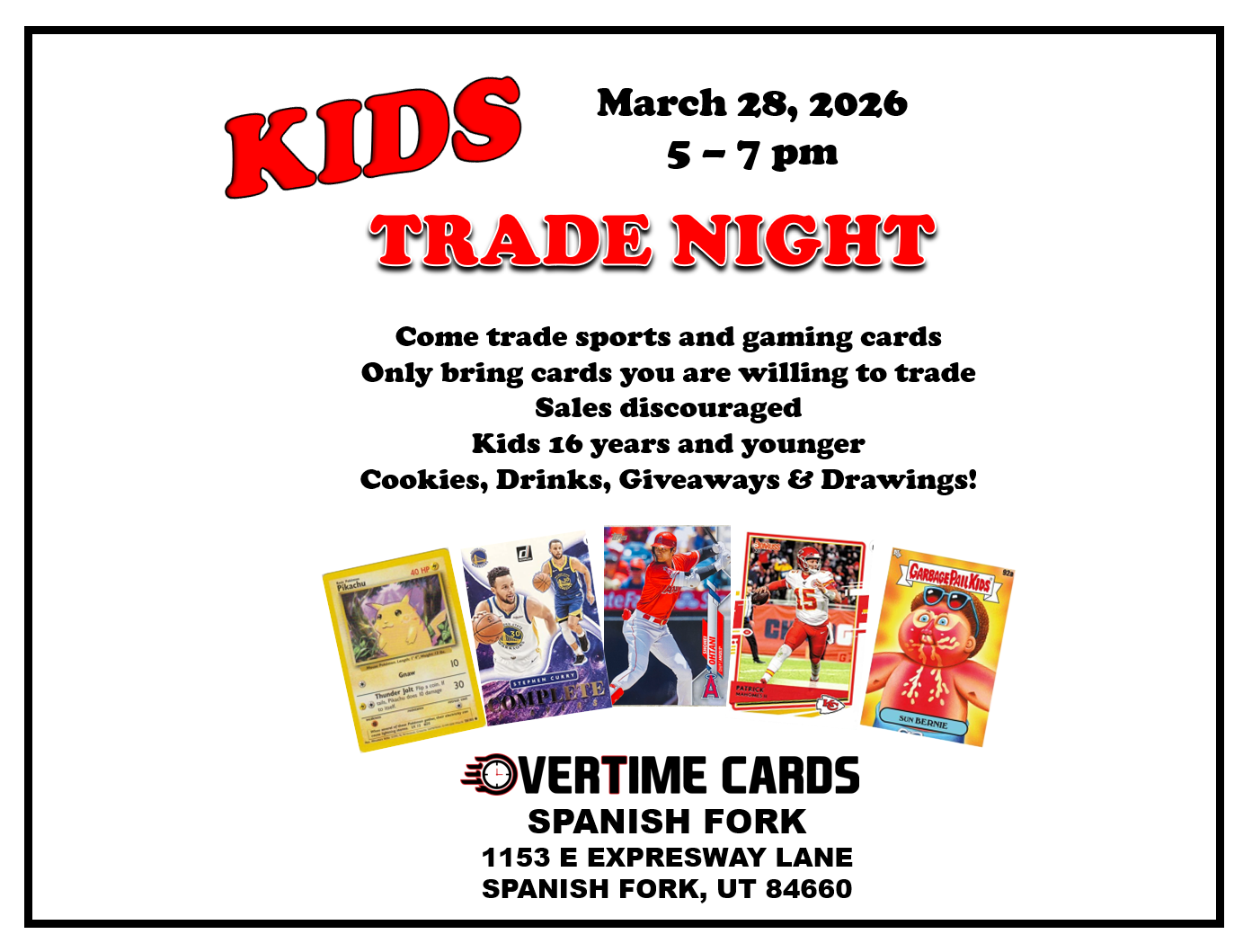 Kids Trade Night