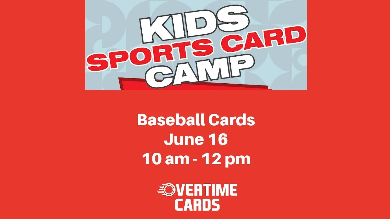 Kids Baseball Cards Day Camp