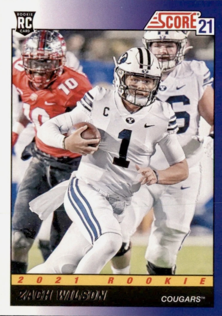 Zach Wilson BYU Trading Card