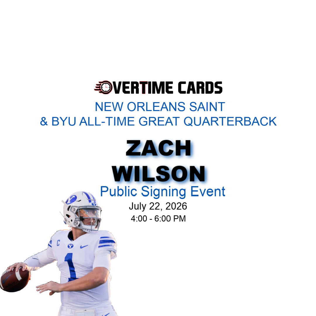 Zach Wilson Autograph Signing Ticket