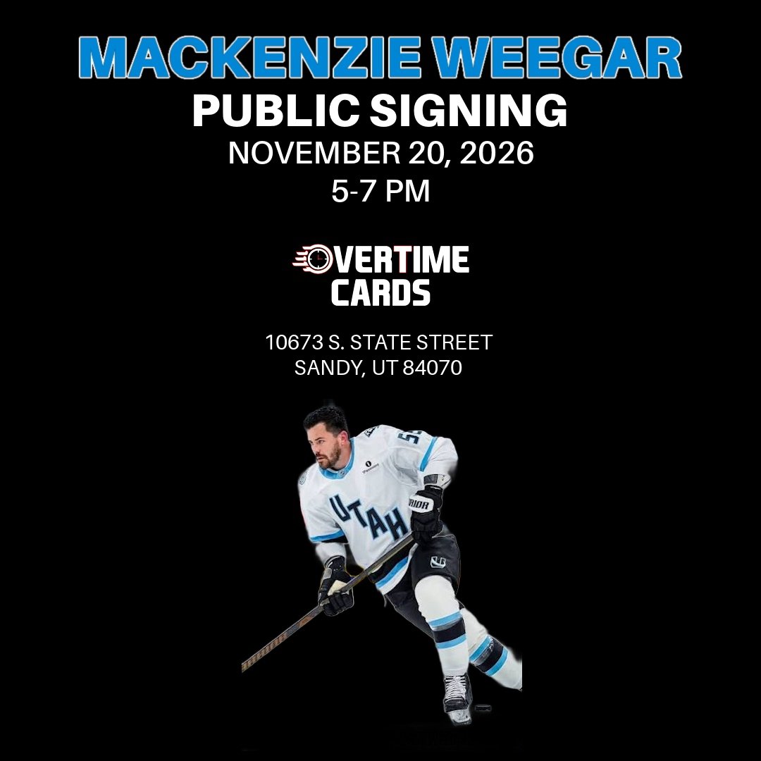 MacKenzie Weegar --- 1 Regular Signed Item Ticket