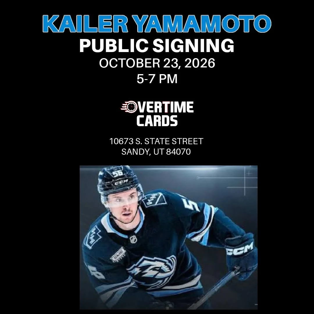 Kailer Yamamoto --- 2 Premium Signed Items Ticket