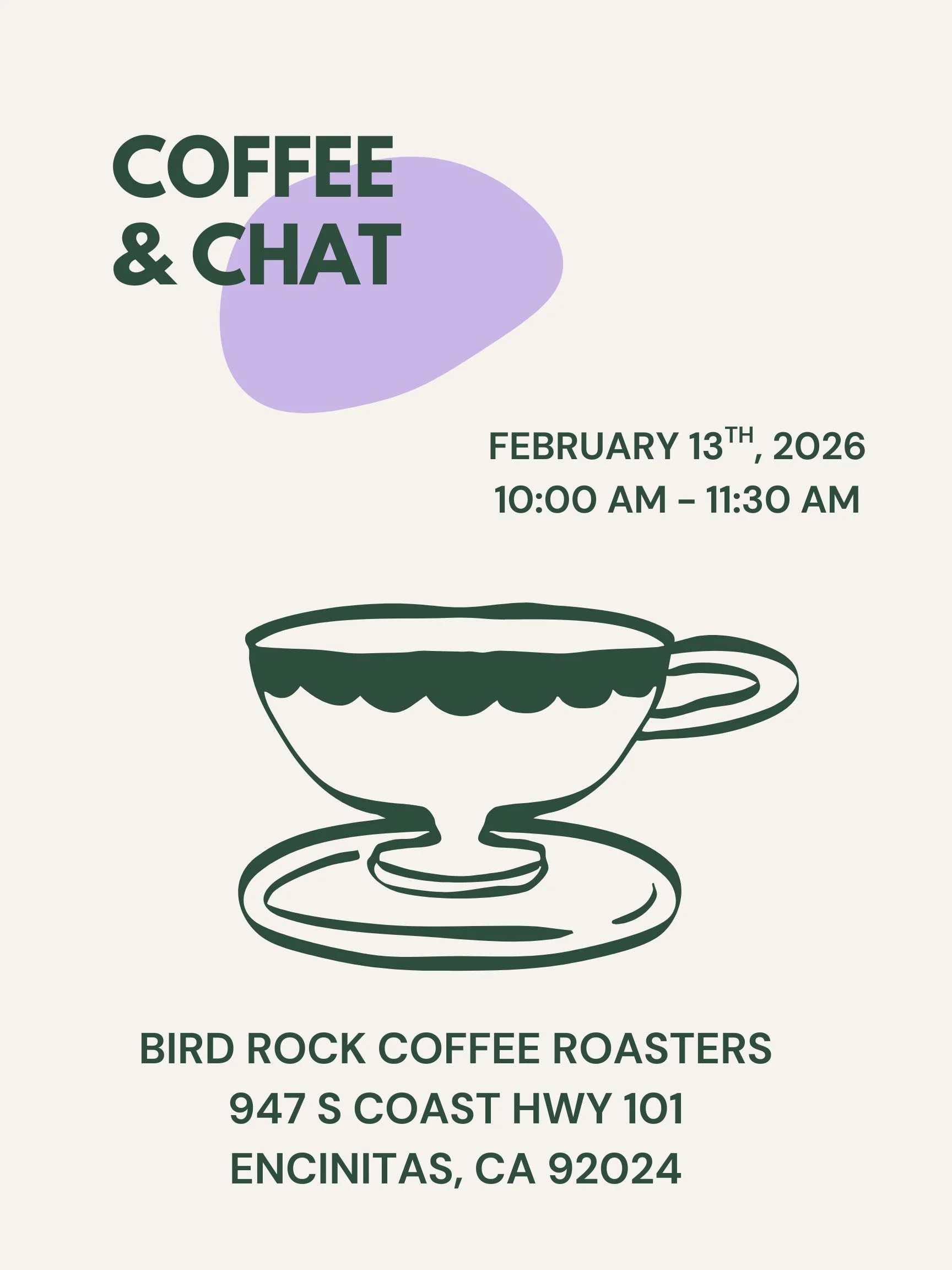 Therapist Coffee and Chat with the San Diego Center for EFT