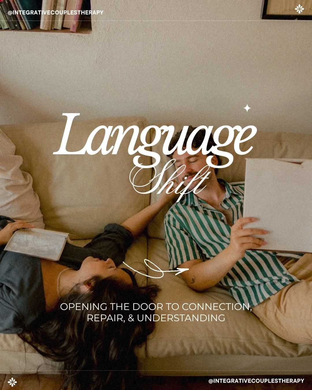 A small language shift can change the entire tone of a conversation. When we speak from our inner experience, we create space for understanding. Therapy can help you practice this skill &amp; build more connected relationships. 

#languageshift #emot