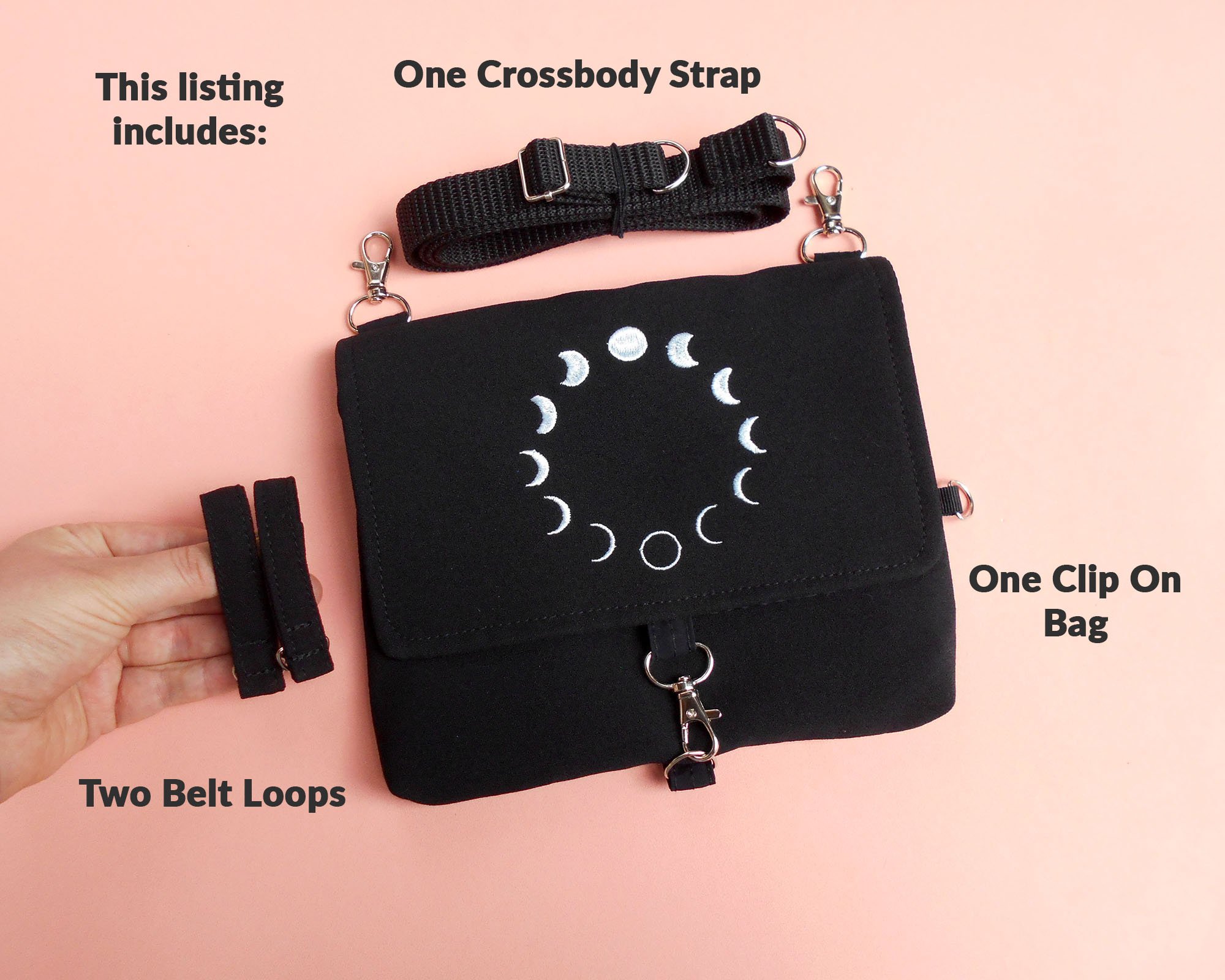 Amazon.com: Belt Clip Case Genuine Leather Belt Pouch Holster for Mens,  Shoulder Strap Leather Cross Body Bag Men Purse Messenger Bag, Vertical Belt  Loop Cellphone Holder Phone Holster (Color : Black) :