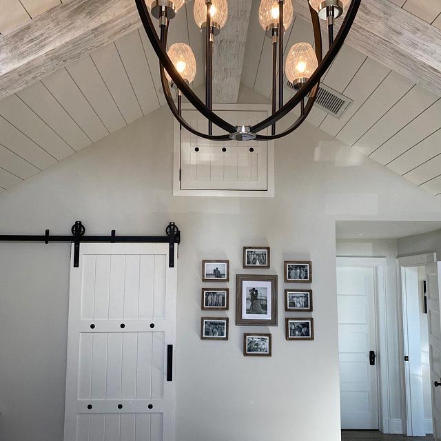 Modern Painted Clavo Barn Door
