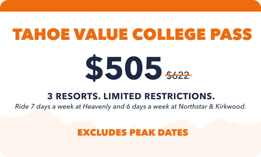 Epic Tahoe Value College Pass | Outside Life College