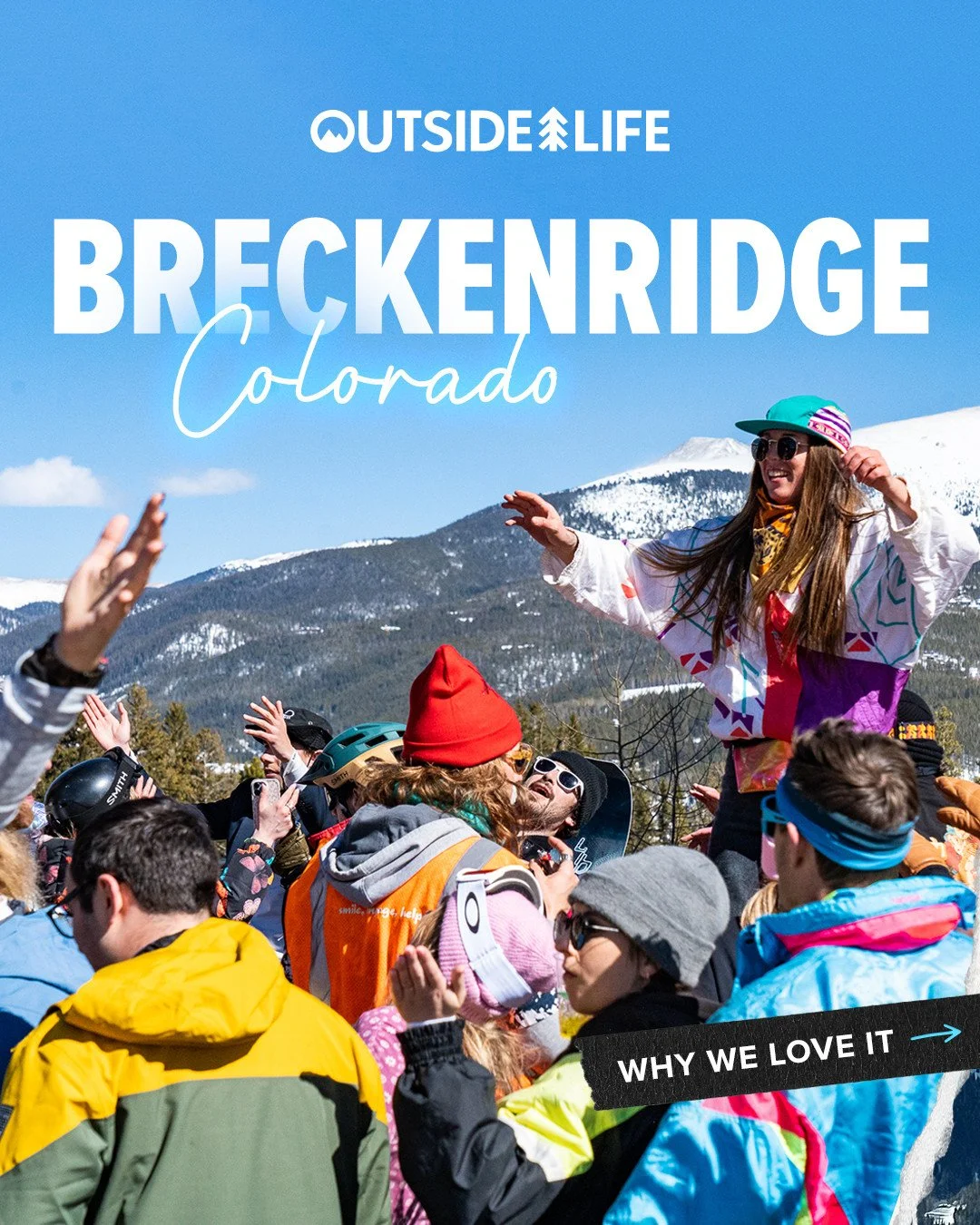 Outside Life is taking over Breckenridge 🏔️ Get ready for endless runs, apr&egrave;s energy, and parties you&rsquo;ll be talking about all year 🔥⁠
⁠
What you get when you roll with Outside Life ⬇️⁠
⛷️ Access to all 5 Breckenridge peaks⁠
🏘️ Multi-n