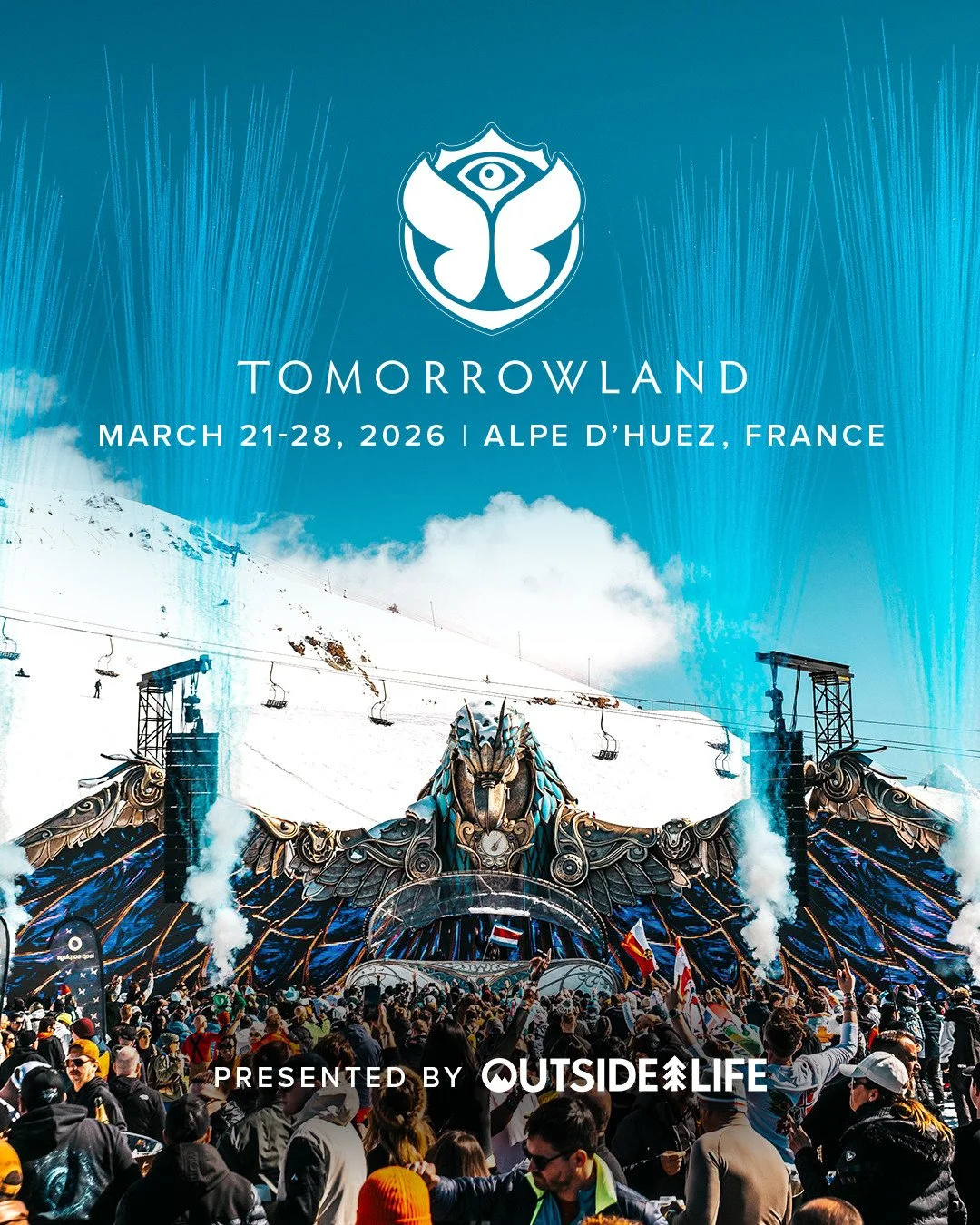Packages On Sale Now for Tomorrowland Winter in Alpe d&rsquo;Huez, France &ndash; March 21-28, 2026⁠ 🇫🇷⁠
⁠
Outside Life is your official travel partner 🙌 From lift tickets to the dance floor, we&rsquo;ve got your all-access experience covered ⛷️🔥
