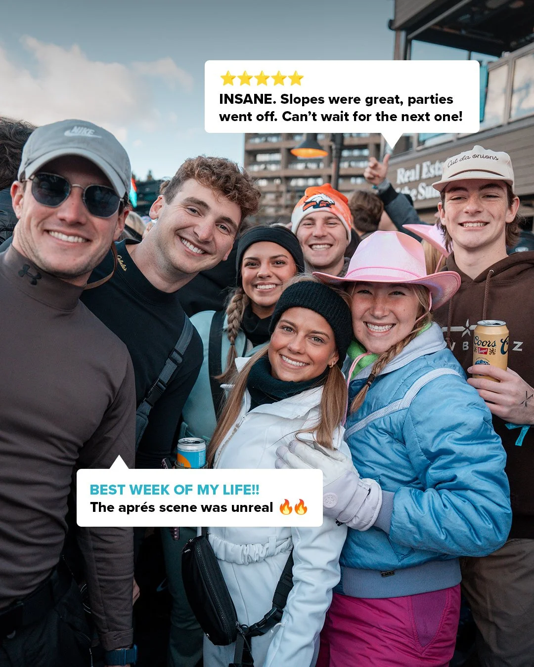 Nothing means more to us than happy travelers 🙌 Huge thank you to every traveler who shared their experience and left us such amazing reviews 🌟⁠
⁠
#OutsideLife #Travelers #Reviews #SkiTrip #Mountains #Fun #Happy