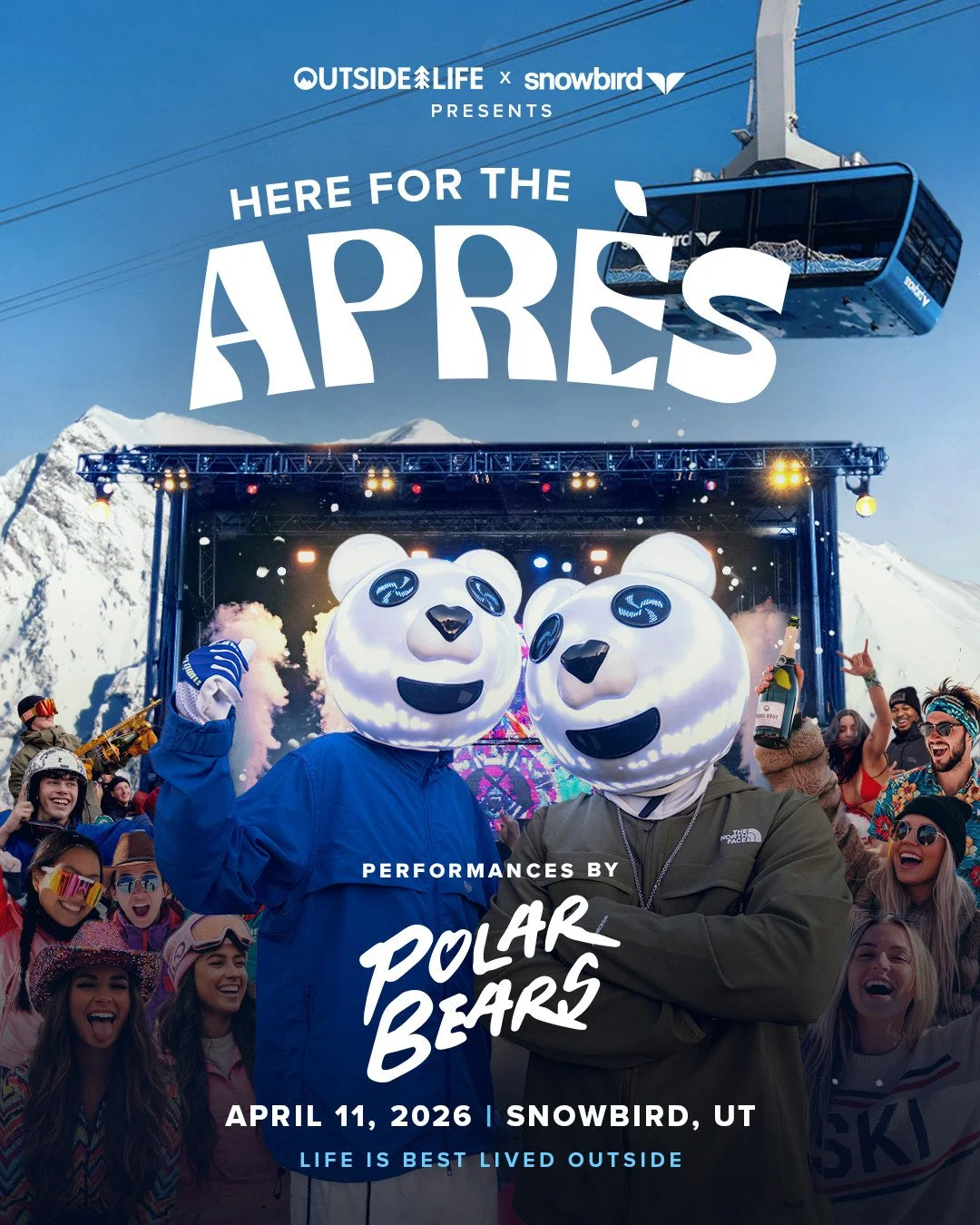 🚨 ARTIST ANNOUNCEMENT 🚨⁠
⁠
@polarbearsdj is officially joining @moonlght for Outside Life&rsquo;s HERE FOR THE APR&Egrave;S ski party on April 11 at Snowbird, UT 🎶❄️⁠
⁠
Follow @outsidelifetravel and DM us &ldquo;APR&Egrave;S SKI&rdquo; for the RSV