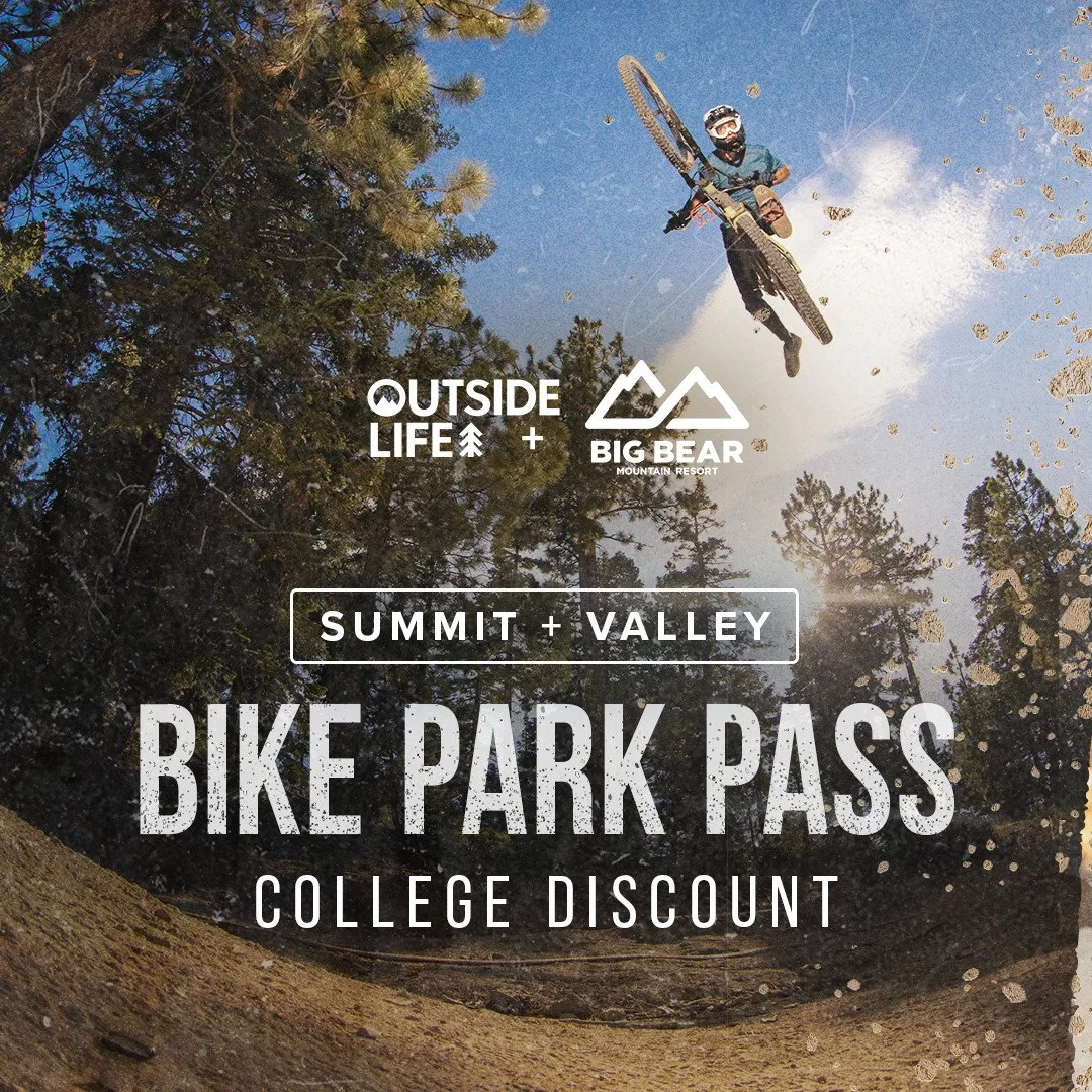 The Big Bear Bike Park Pass just dropped 🎫🔥⁠
⁠
Unlimited access to both Summit + Bear Mountain all summer long. One pass, two parks, endless laps. Lift-served riding, flow trails, jumps, and everything in between in SoCal&rsquo;s go-to bike park sc