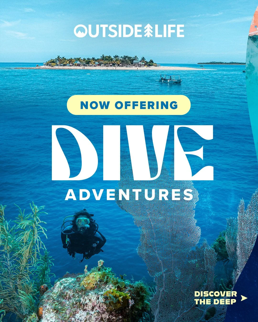 Outside Life is officially going underwater 🌊🐠 From unlimited shore dives in Bonaire to boat days and beachfront sunsets in Cura&ccedil;ao, these trips are built around adventure both in and out of the water.⁠
⁠
Whether you&rsquo;re already dive ce