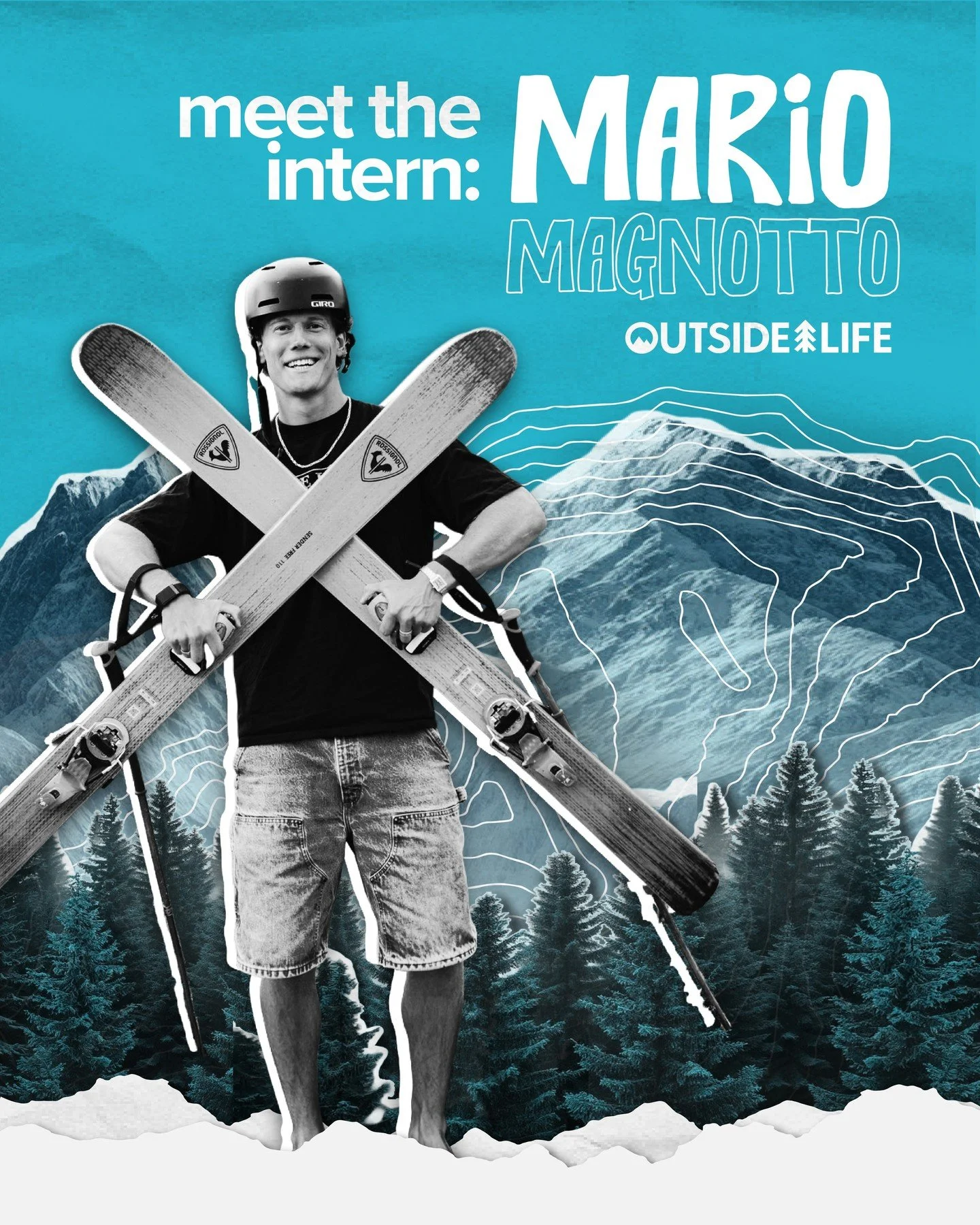 Meet the Intern: Mario Magnotto 👋⁠
⁠
Mario is a Finance student at the University of Utah 🏔️, calls Jackson Hole his favorite mountain, and is always hunting for fresh snow, tree runs &amp; park laps ❄️ Welcome Mario to the Outside Life team!⁠
⁠
Ge