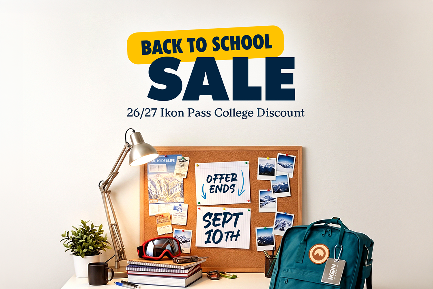 Ikon Pass Back to School Sale: College Discount Drops for a Limited Time