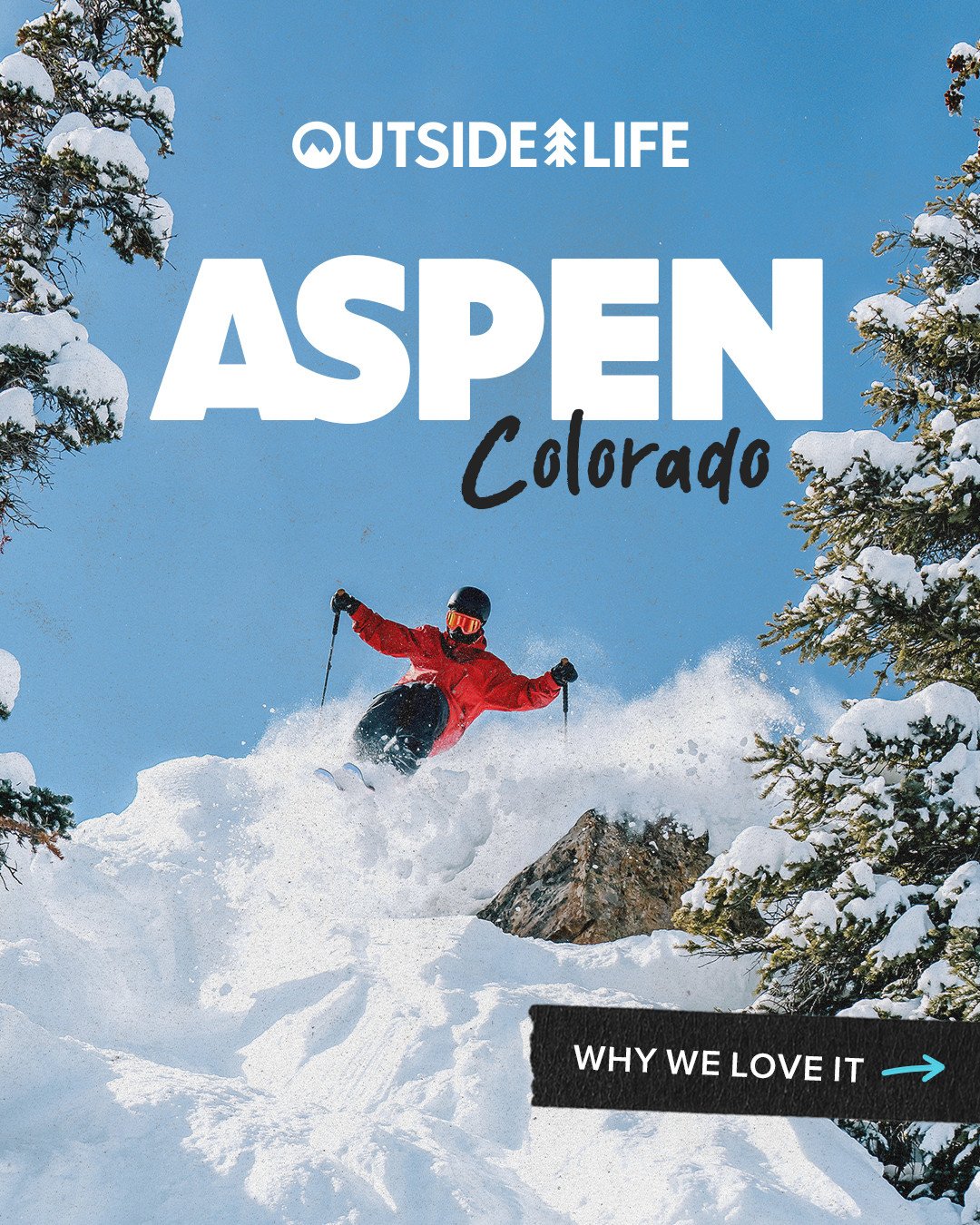 Outside Life is heading to Aspen February 3-7, 2027 for the ultimate winter takeover 🏔️🔥 Powder by day, parties by night, and non-stop vibes all week long 🤟⁠
⁠
What you get when you roll with Outside Life ⬇️⁠
⛷️ Access to all 4 of Aspen's peaks⁠
?