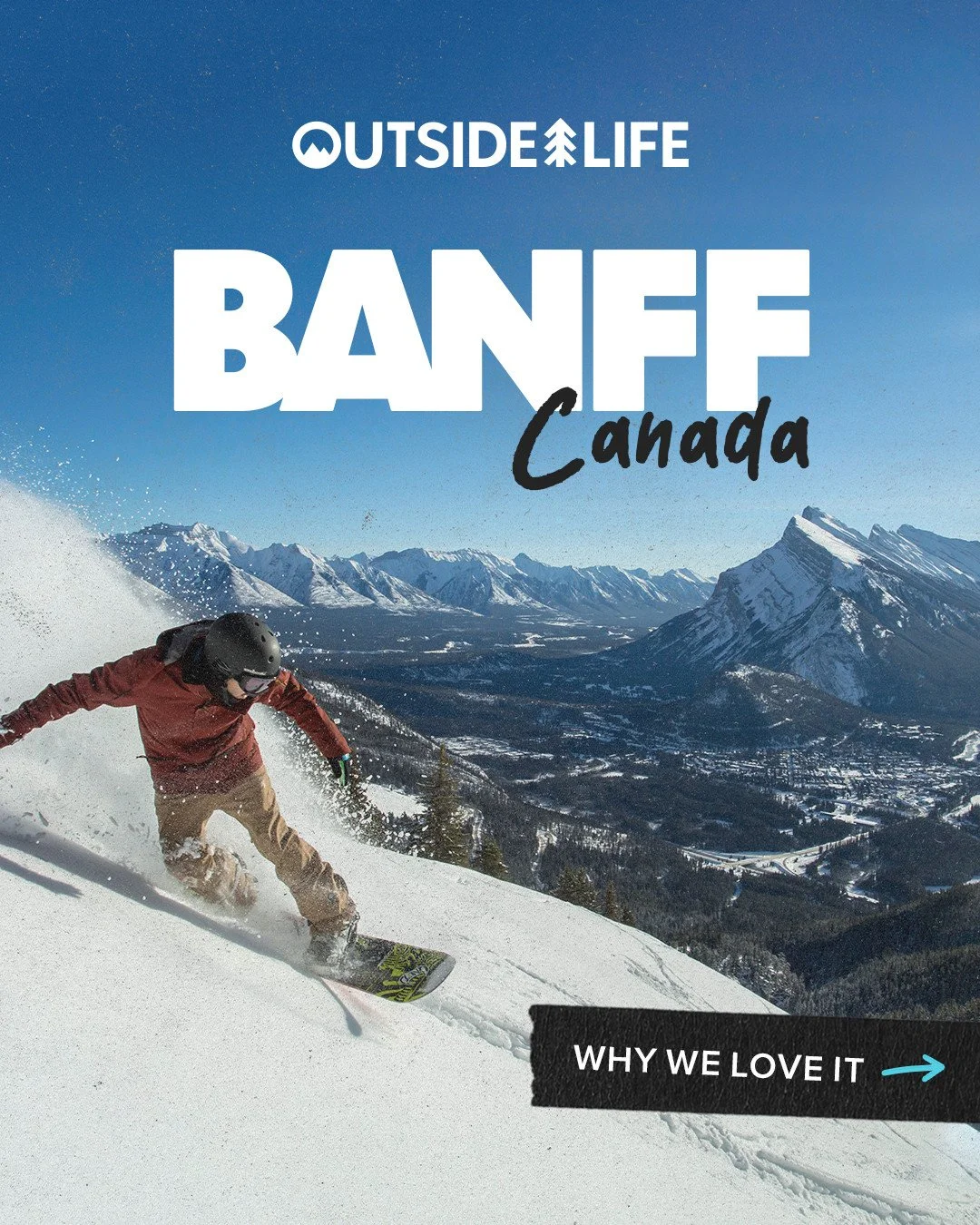 Outside Life is heading to Banff in 2027 for an unforgettable winter in the Canadian Rockies 🏔️🇨🇦 Powder-filled days, unreal views, and nights in one of the best mountain towns around 🤟⁠
⁠
📅 Jan 27 &ndash; Feb 1, 2027⁠
📅 Feb 3 &ndash; 7, 2027⁠
